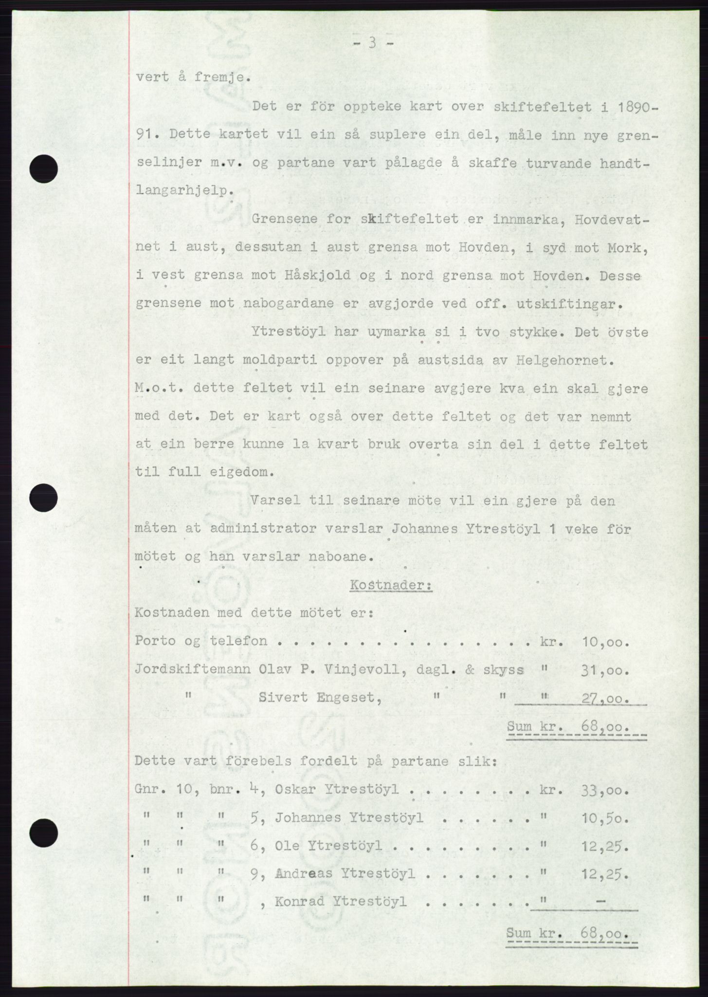 Søre Sunnmøre sorenskriveri, AV/SAT-A-4122/1/2/2C/L0108: Pantebok nr. 34A, 1957-1958, Dagboknr: 3133/1957
