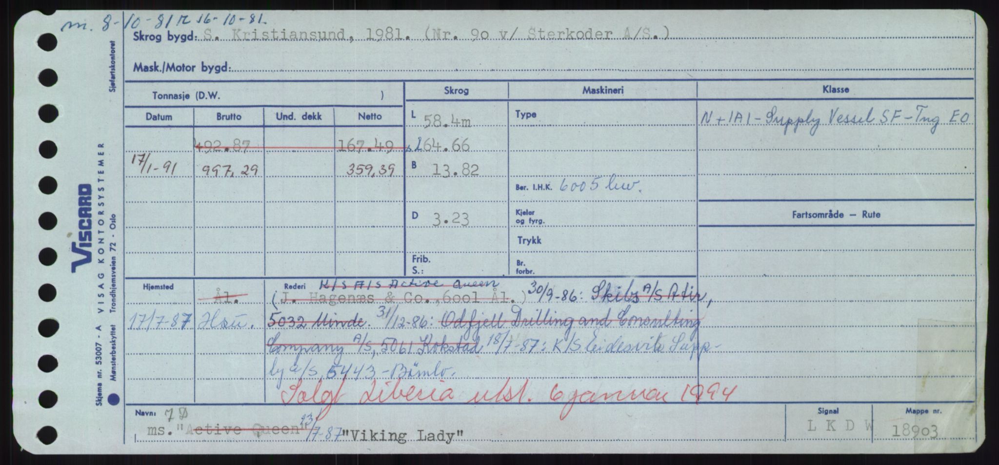 Sjøfartsdirektoratet med forløpere, Skipsmålingen, AV/RA-S-1627/H/Hd/L0041: Fartøy, Vi-Ås, s. 165