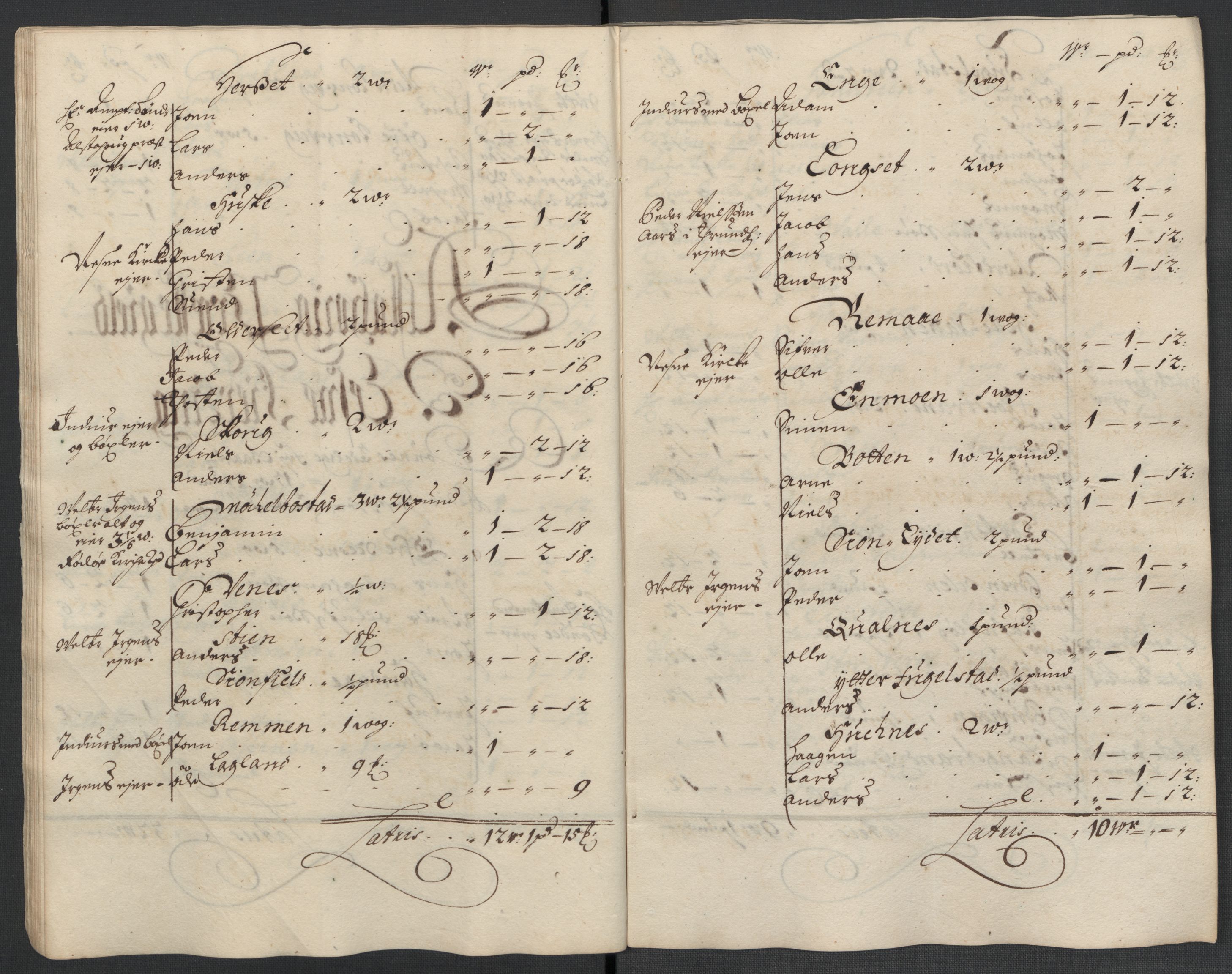 Rentekammeret inntil 1814, Reviderte regnskaper, Fogderegnskap, AV/RA-EA-4092/R65/L4506: Fogderegnskap Helgeland, 1697-1698, s. 150