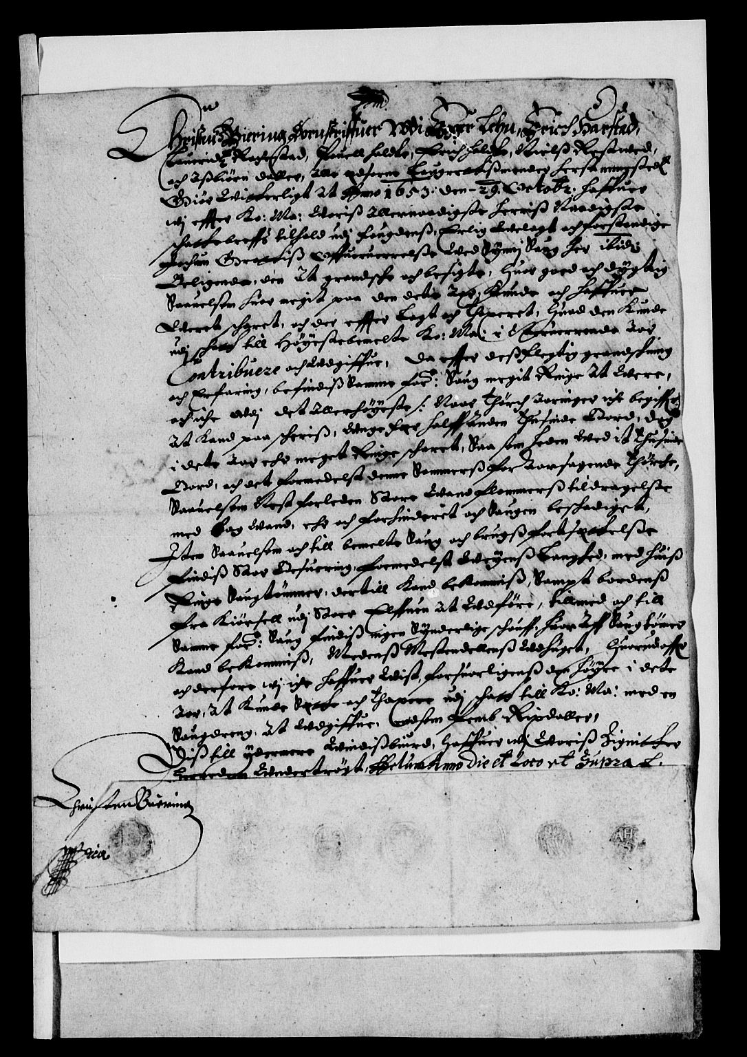 Rentekammeret inntil 1814, Reviderte regnskaper, Lensregnskaper, AV/RA-EA-5023/R/Rb/Rbm/L0009: Eiker len, 1652-1661