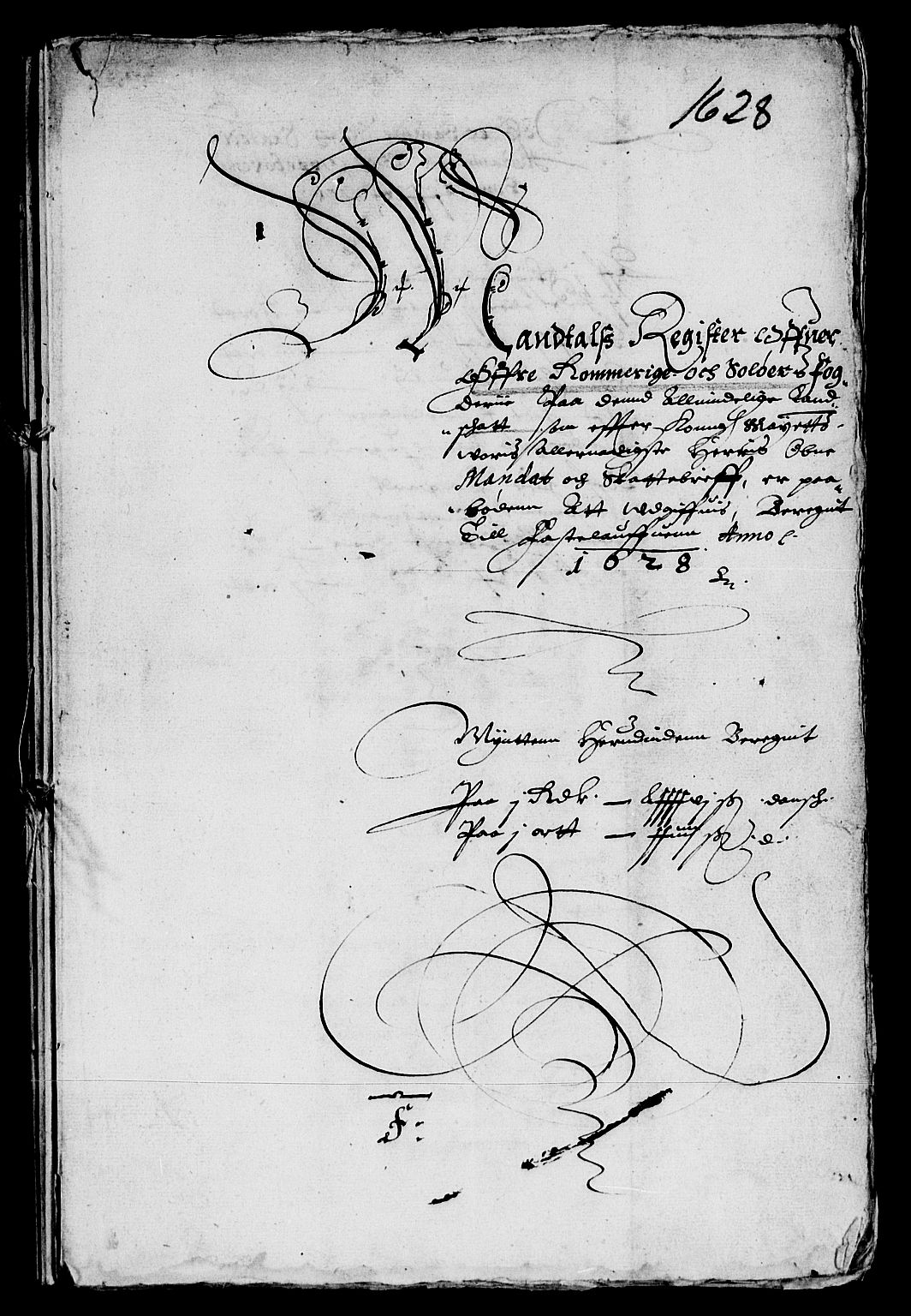 Rentekammeret inntil 1814, Reviderte regnskaper, Lensregnskaper, RA/EA-5023/R/Rb/Rba/L0084: Akershus len, 1628