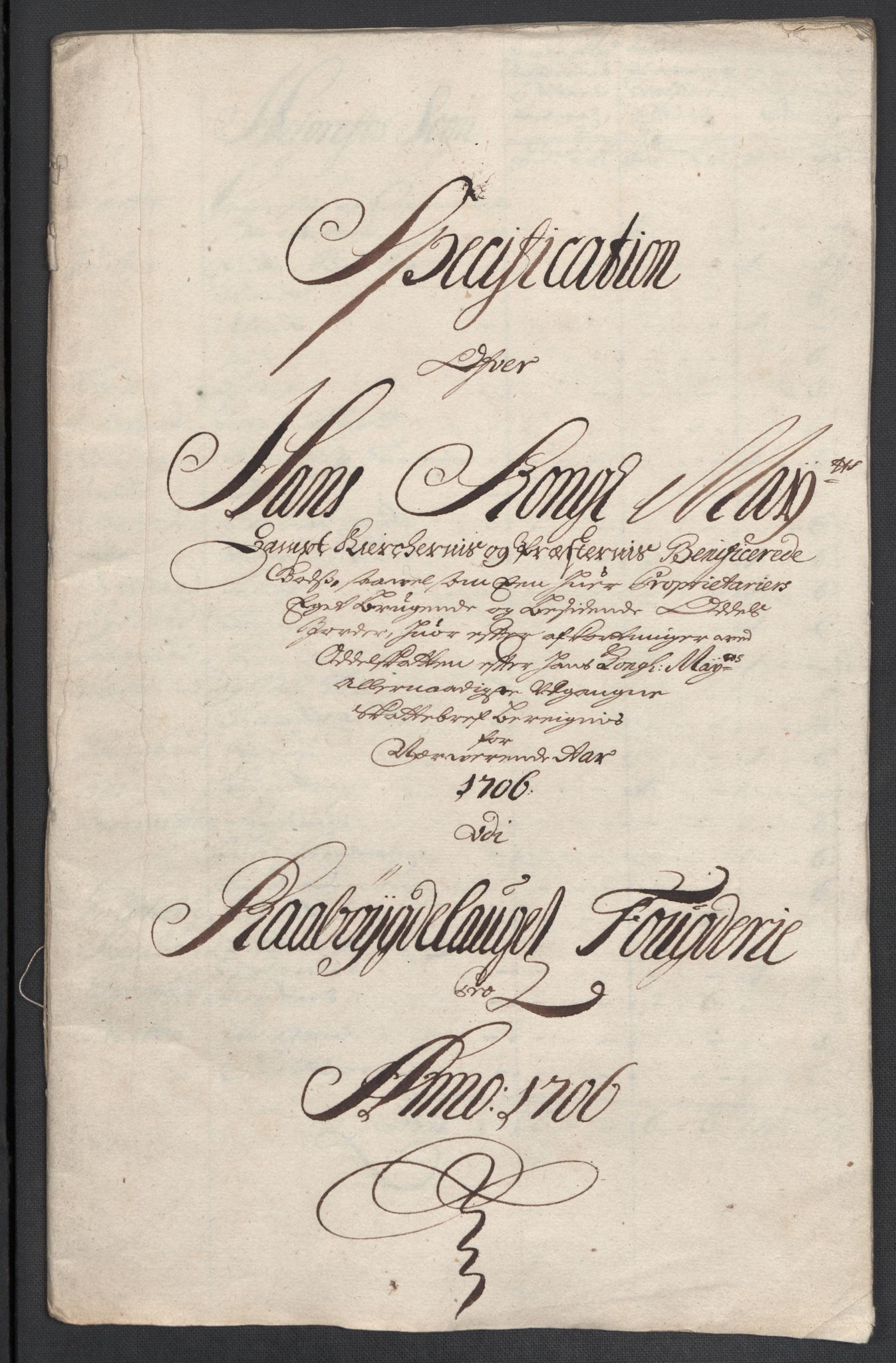 Rentekammeret inntil 1814, Reviderte regnskaper, Fogderegnskap, RA/EA-4092/R40/L2448: Fogderegnskap Råbyggelag, 1706-1708, s. 80