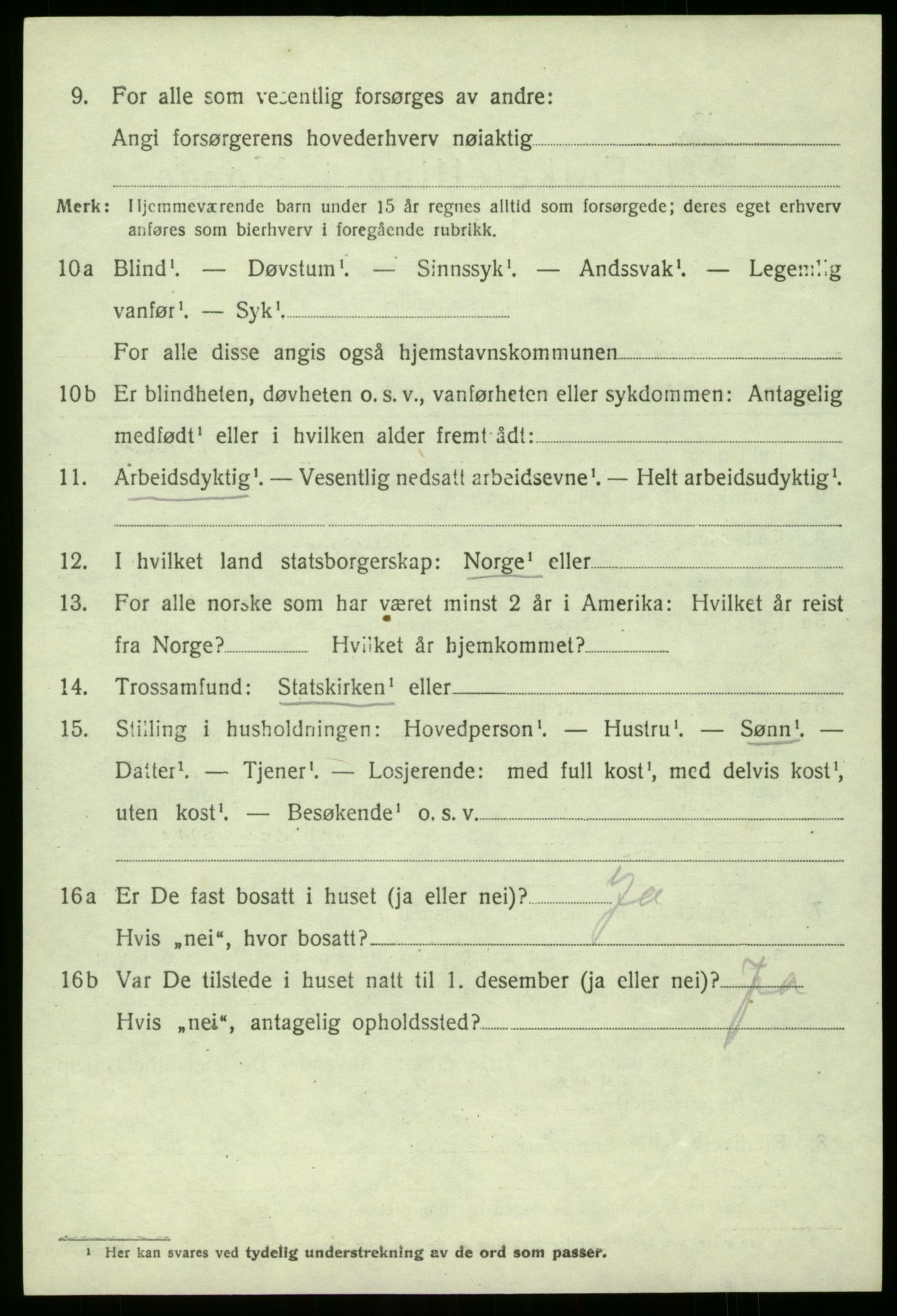 SAB, Folketelling 1920 for 1261 Manger herred, 1920, s. 4098