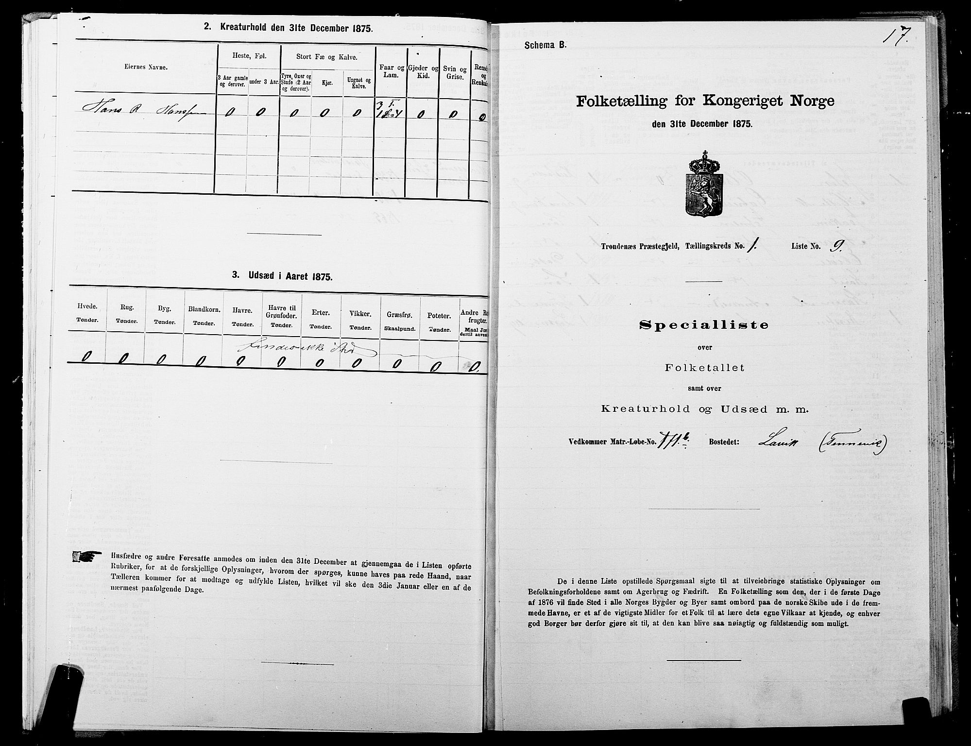 SATØ, Folketelling 1875 for 1914P Trondenes prestegjeld, 1875, s. 1017