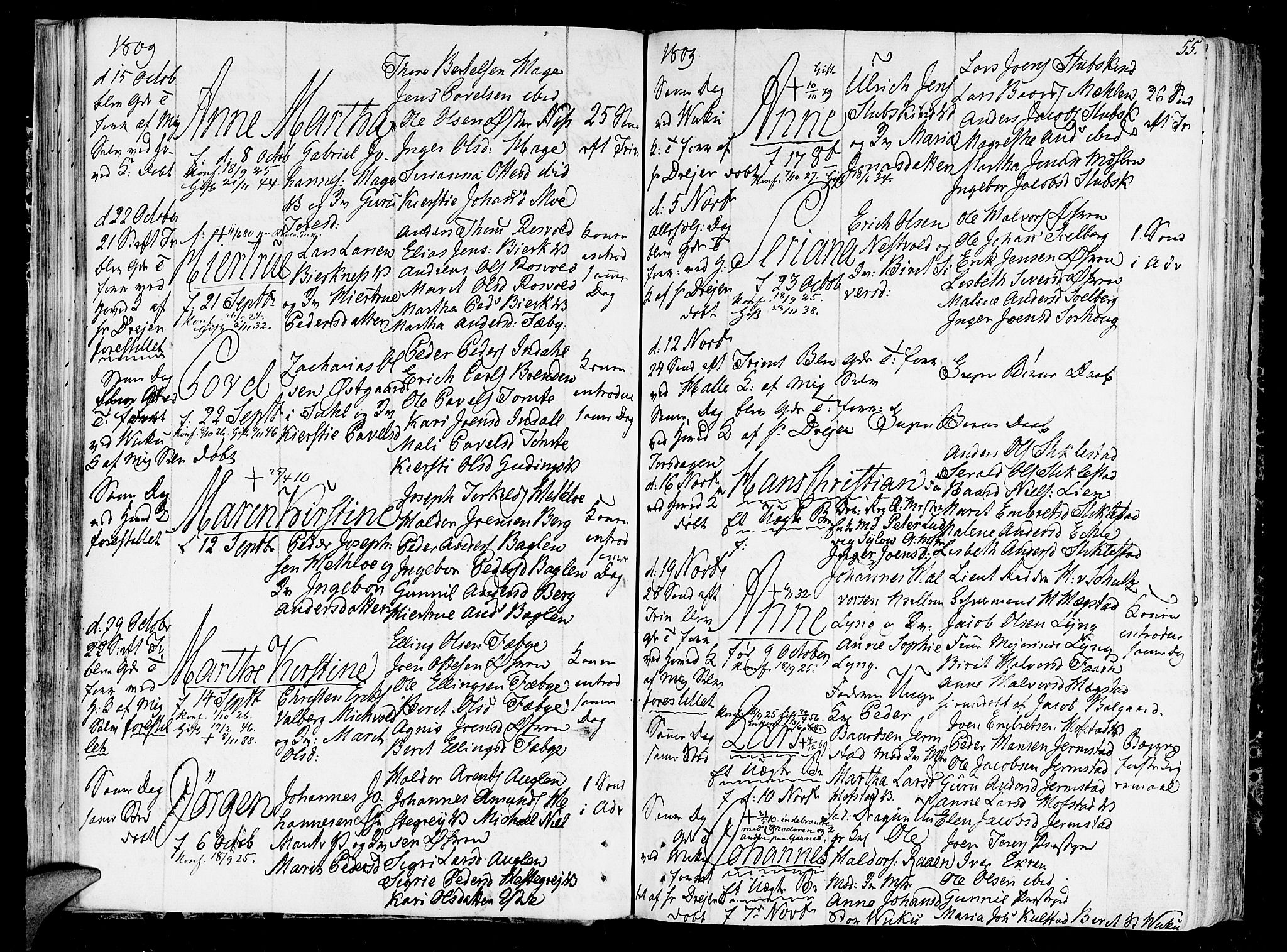 Ministerialprotokoller, klokkerbøker og fødselsregistre - Nord-Trøndelag, AV/SAT-A-1458/723/L0233: Ministerialbok nr. 723A04, 1805-1816, s. 55