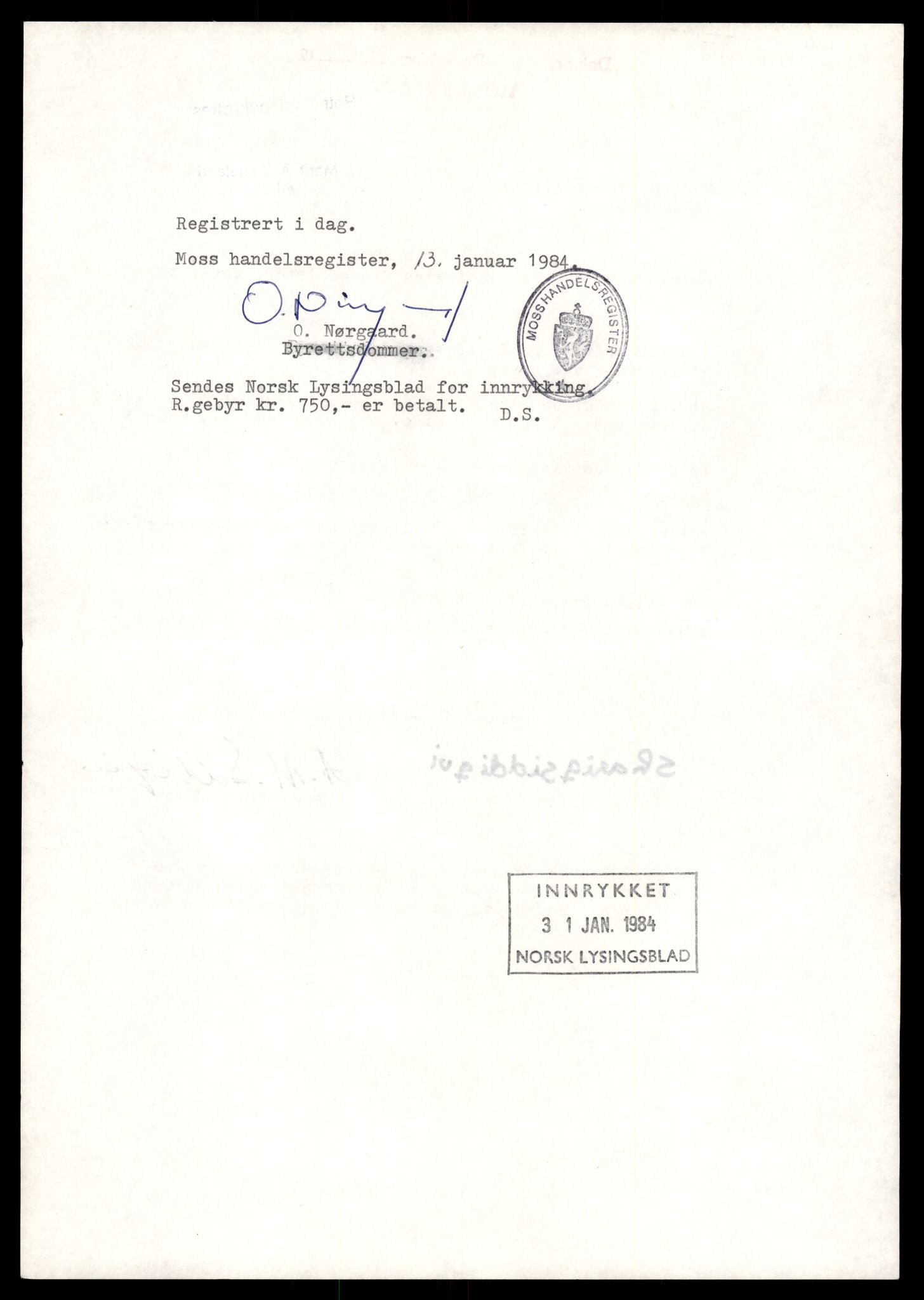 Moss tingrett, SAT/A-10063/K/Ka/Kab/L0015: Slettede og konverterte firmaer, Hotl - Ina, 1890-1943, s. 2