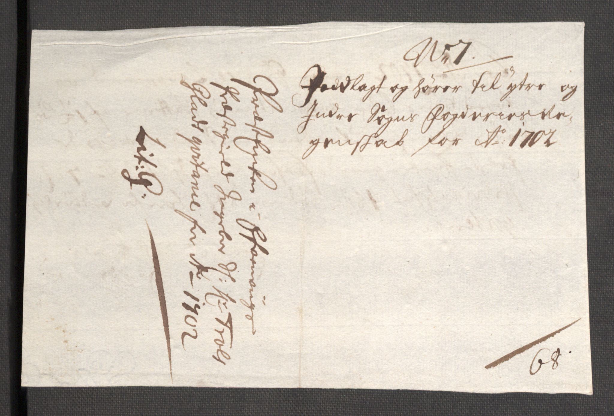 Rentekammeret inntil 1814, Reviderte regnskaper, Fogderegnskap, RA/EA-4092/R52/L3312: Fogderegnskap Sogn, 1702, s. 212