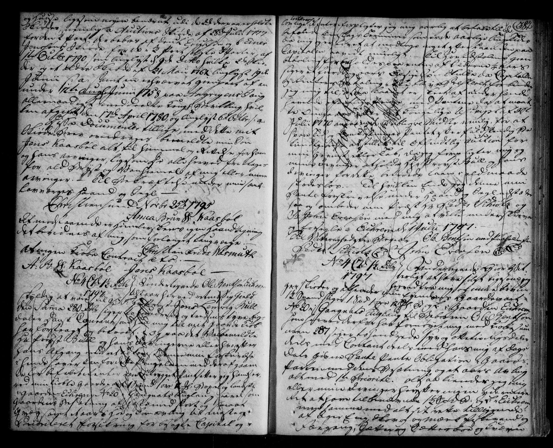 Nordmøre sorenskriveri, SAT/A-4132/1/2/2Ca/L0009: Pantebok nr. 5, 1792-1799, s. 382