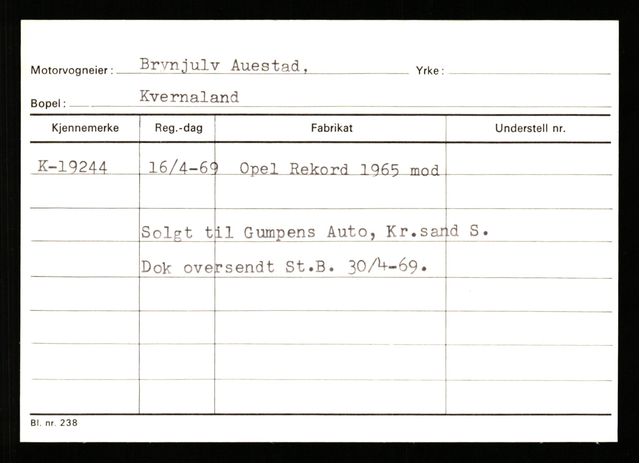 Stavanger trafikkstasjon, AV/SAST-A-101942/0/G/L0004: Registreringsnummer: 15497 - 22957, 1930-1971, s. 1587