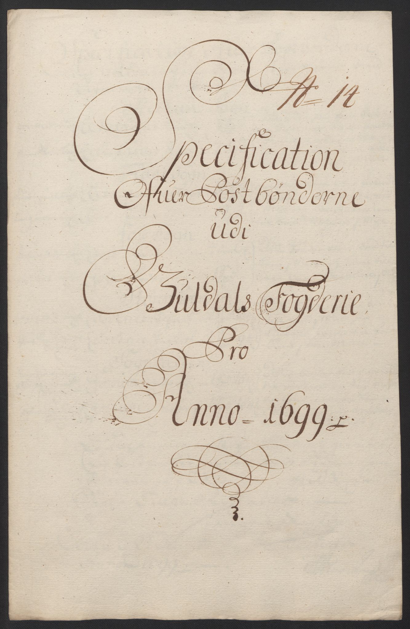 Rentekammeret inntil 1814, Reviderte regnskaper, Fogderegnskap, RA/EA-4092/R60/L3949: Fogderegnskap Orkdal og Gauldal, 1699, s. 356