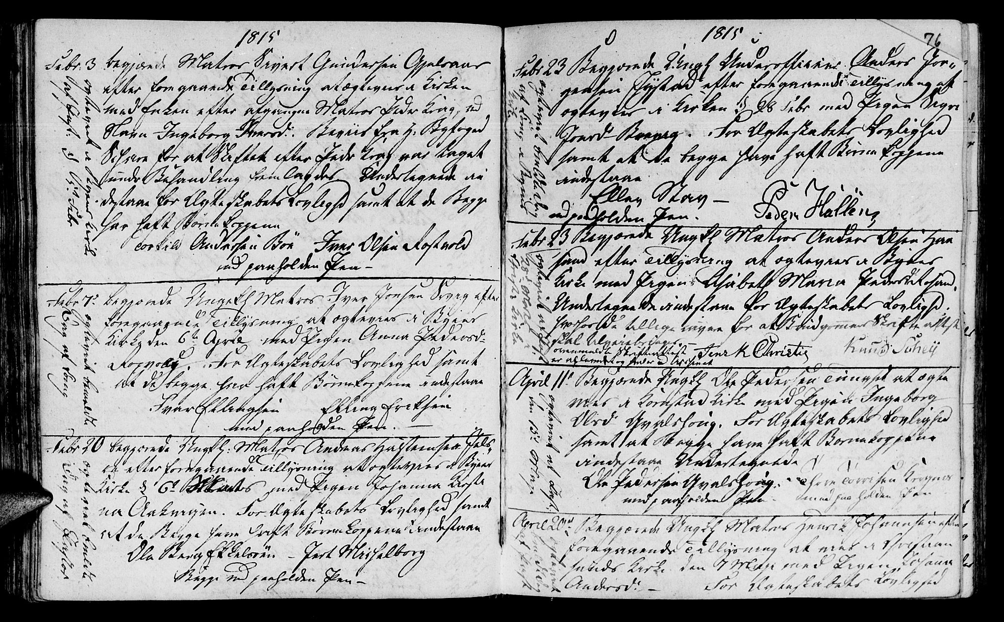Ministerialprotokoller, klokkerbøker og fødselsregistre - Møre og Romsdal, AV/SAT-A-1454/568/L0795: Ministerialbok nr. 568A04, 1802-1845, s. 75