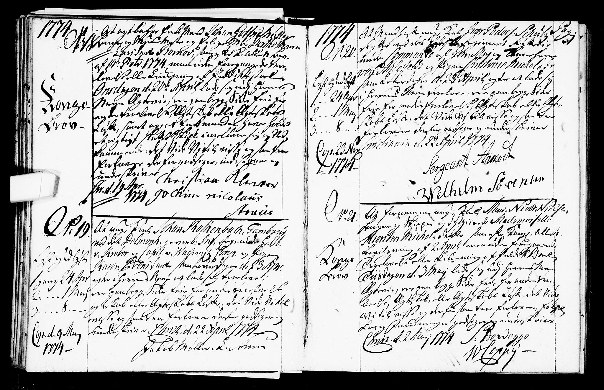 Oslo domkirke Kirkebøker, SAO/A-10752/L/La/L0009: Forlovererklæringer nr. 9, 1770-1784, s. 51