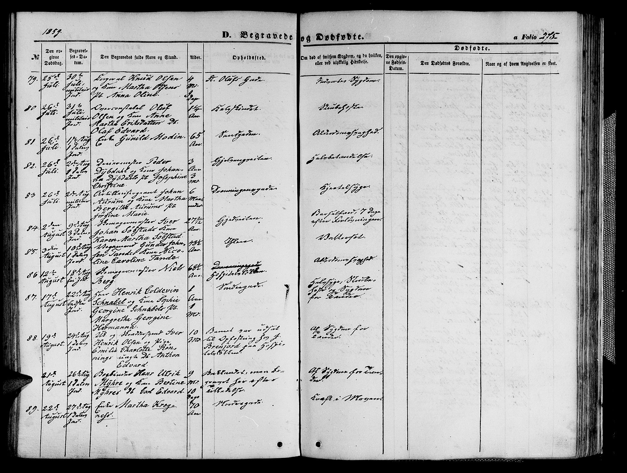 Ministerialprotokoller, klokkerbøker og fødselsregistre - Sør-Trøndelag, AV/SAT-A-1456/602/L0139: Klokkerbok nr. 602C07, 1859-1864, s. 275