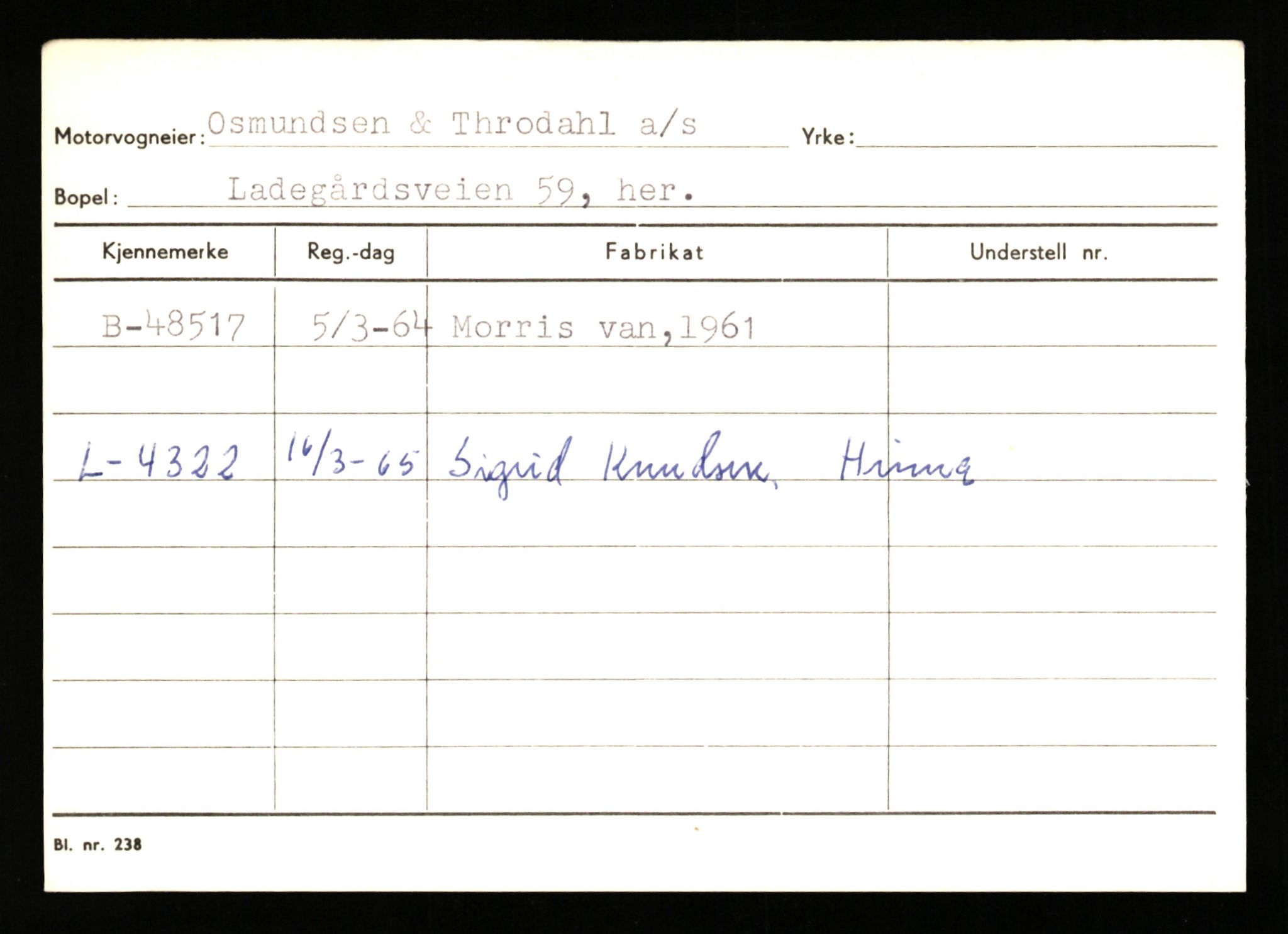 Stavanger trafikkstasjon, AV/SAST-A-101942/0/G/L0006: Registreringsnummer: 34250 - 49007, 1930-1971, s. 3358