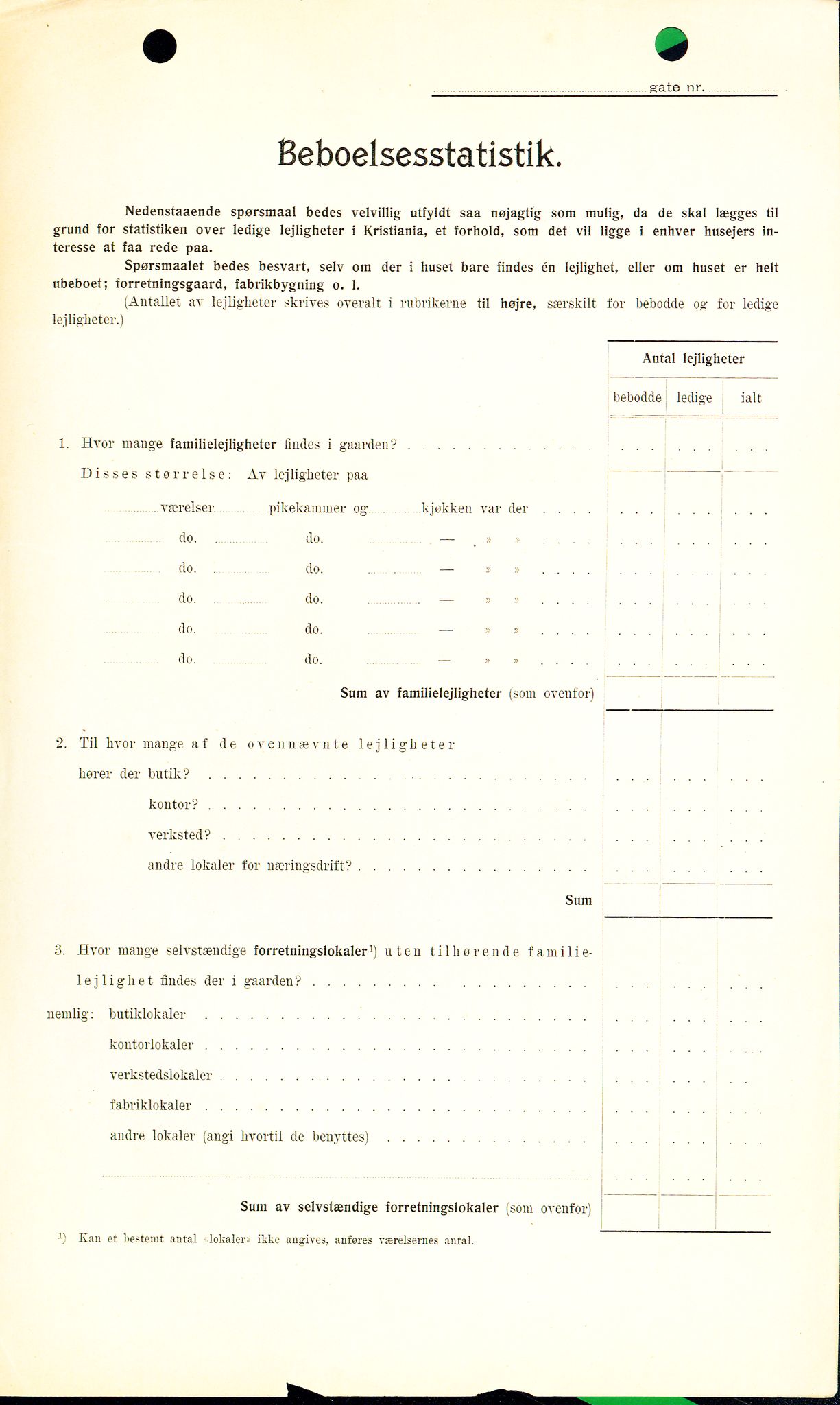 OBA, Kommunal folketelling 1.2.1909 for Kristiania kjøpstad, 1909, s. 112719