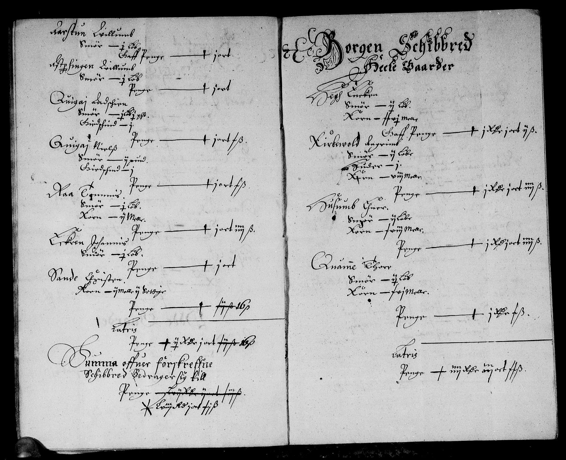 Rentekammeret inntil 1814, Reviderte regnskaper, Stiftamtstueregnskaper, Bergen stiftamt, AV/RA-EA-6043/R/Rc/L0014: Bergen stiftamt, 1664