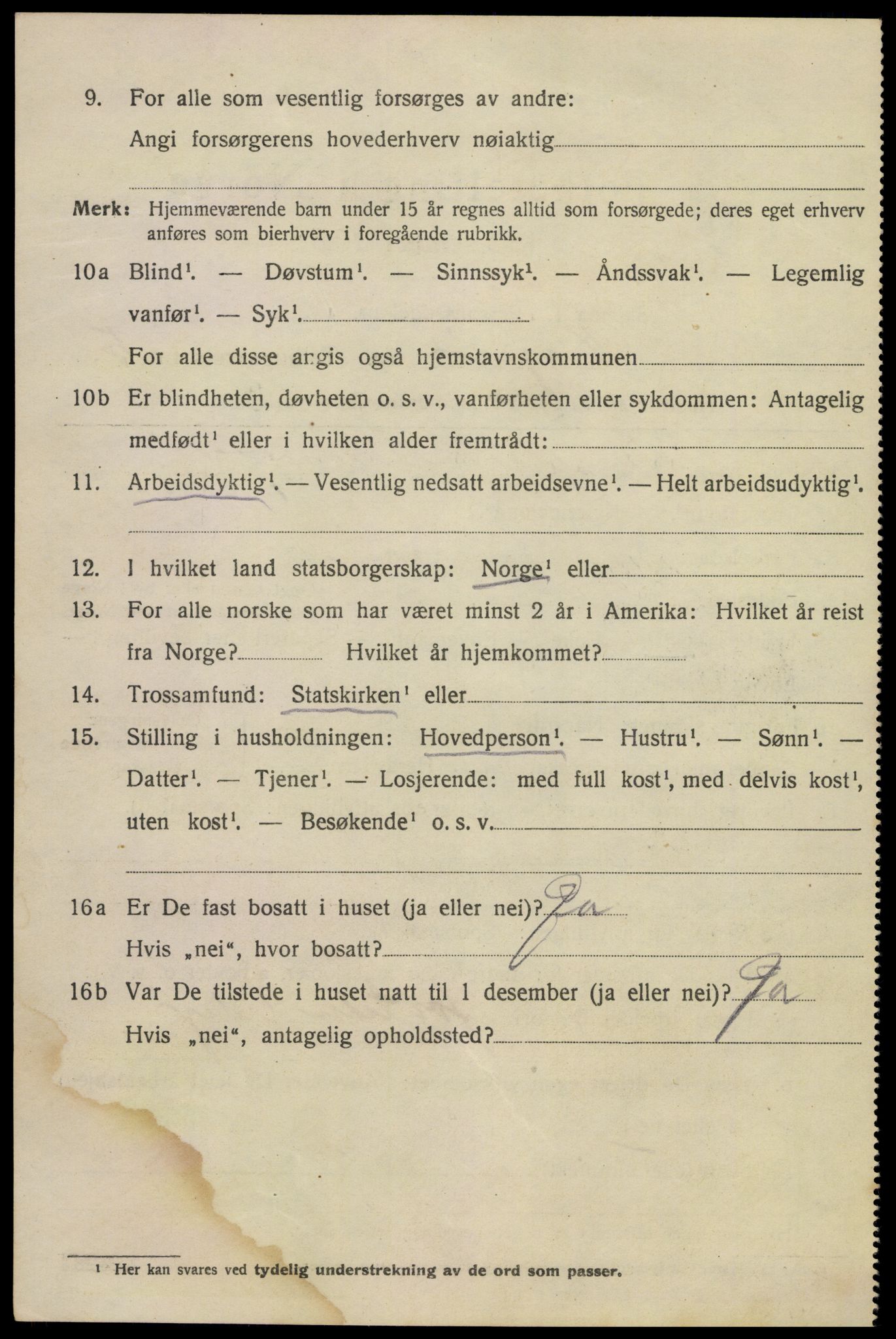 SAKO, Folketelling 1920 for 0801 Kragerø kjøpstad, 1920, s. 9020