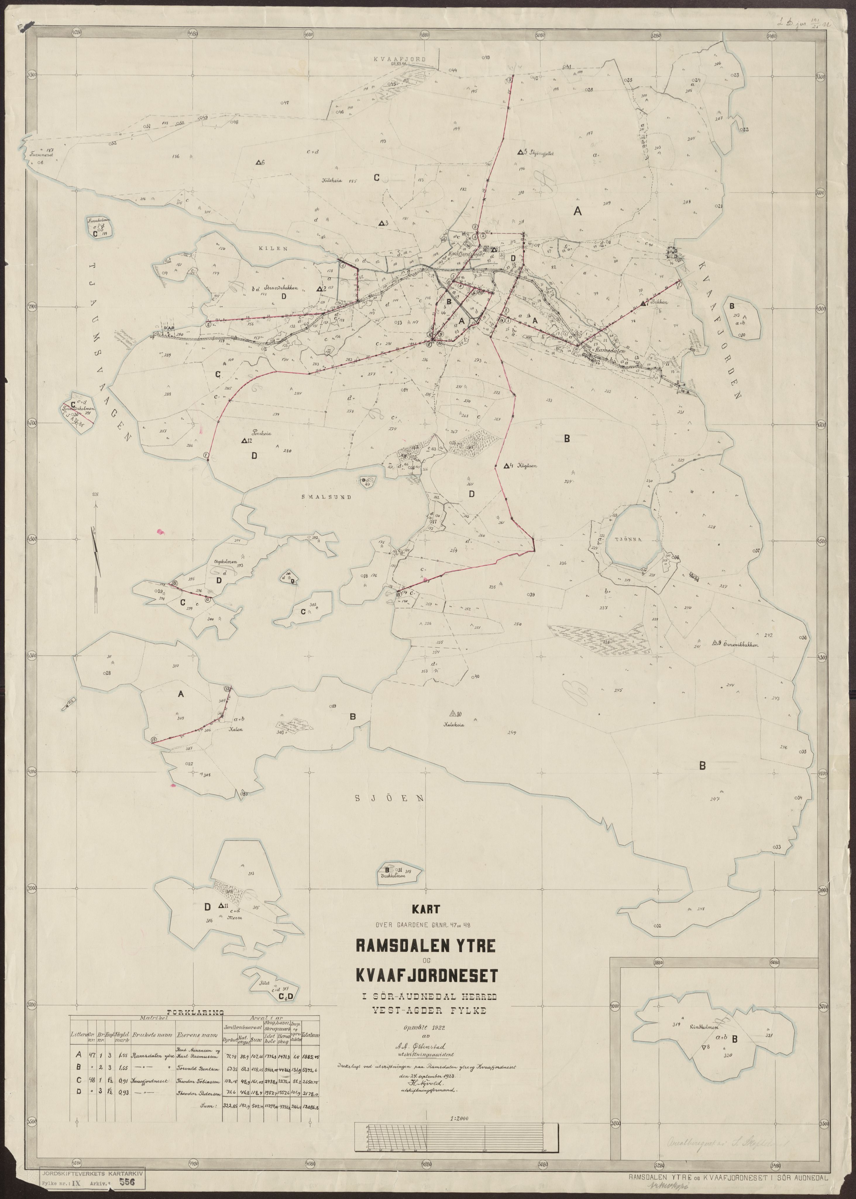 Jordskifteverkets kartarkiv, AV/RA-S-3929/T, 1859-1988, s. 639