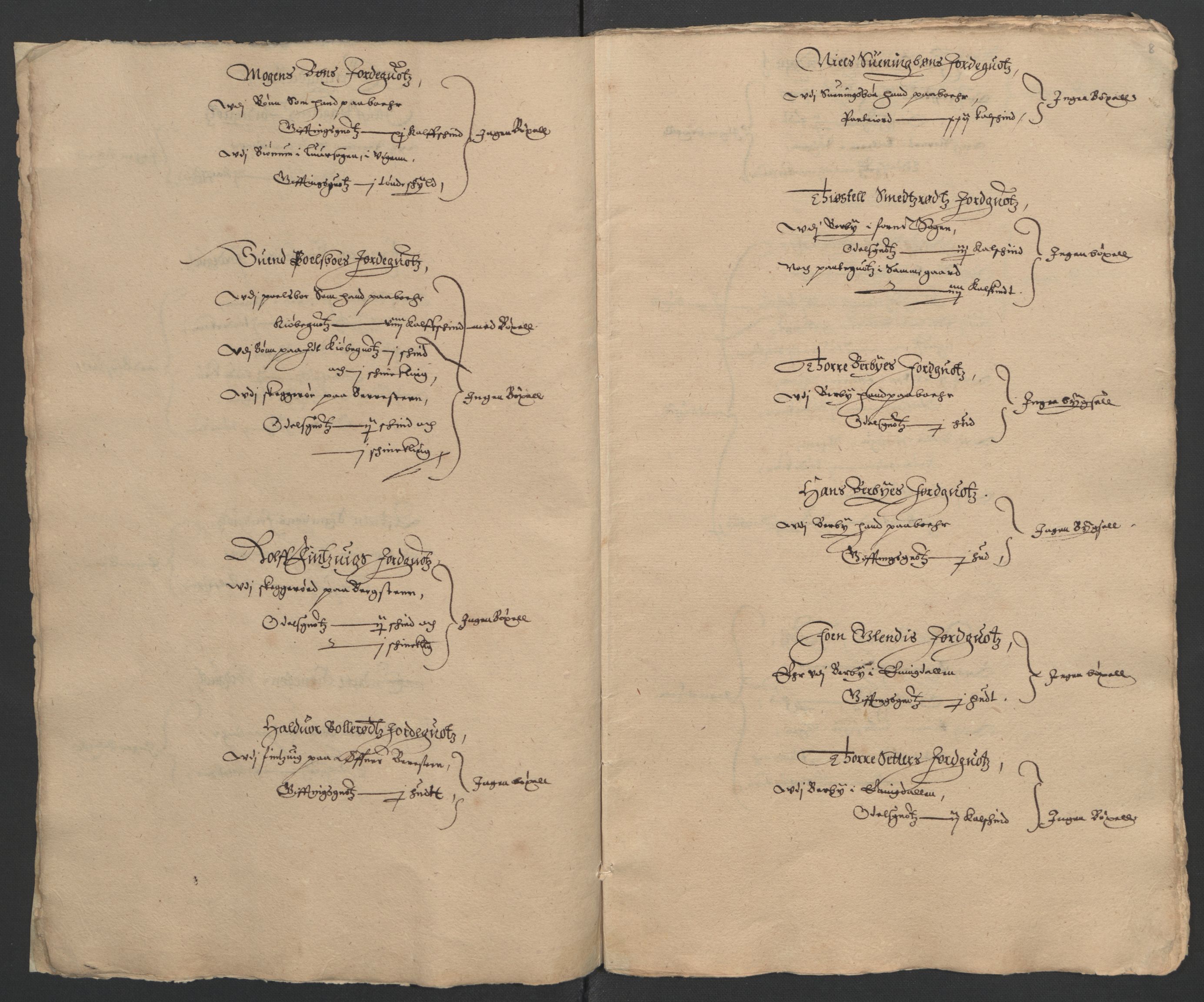 Stattholderembetet 1572-1771, AV/RA-EA-2870/Ek/L0009/0001: Jordebøker til utlikning av rosstjeneste 1624-1626: / Odelsjordebøker for noen vikværske len, 1624-1626, s. 40