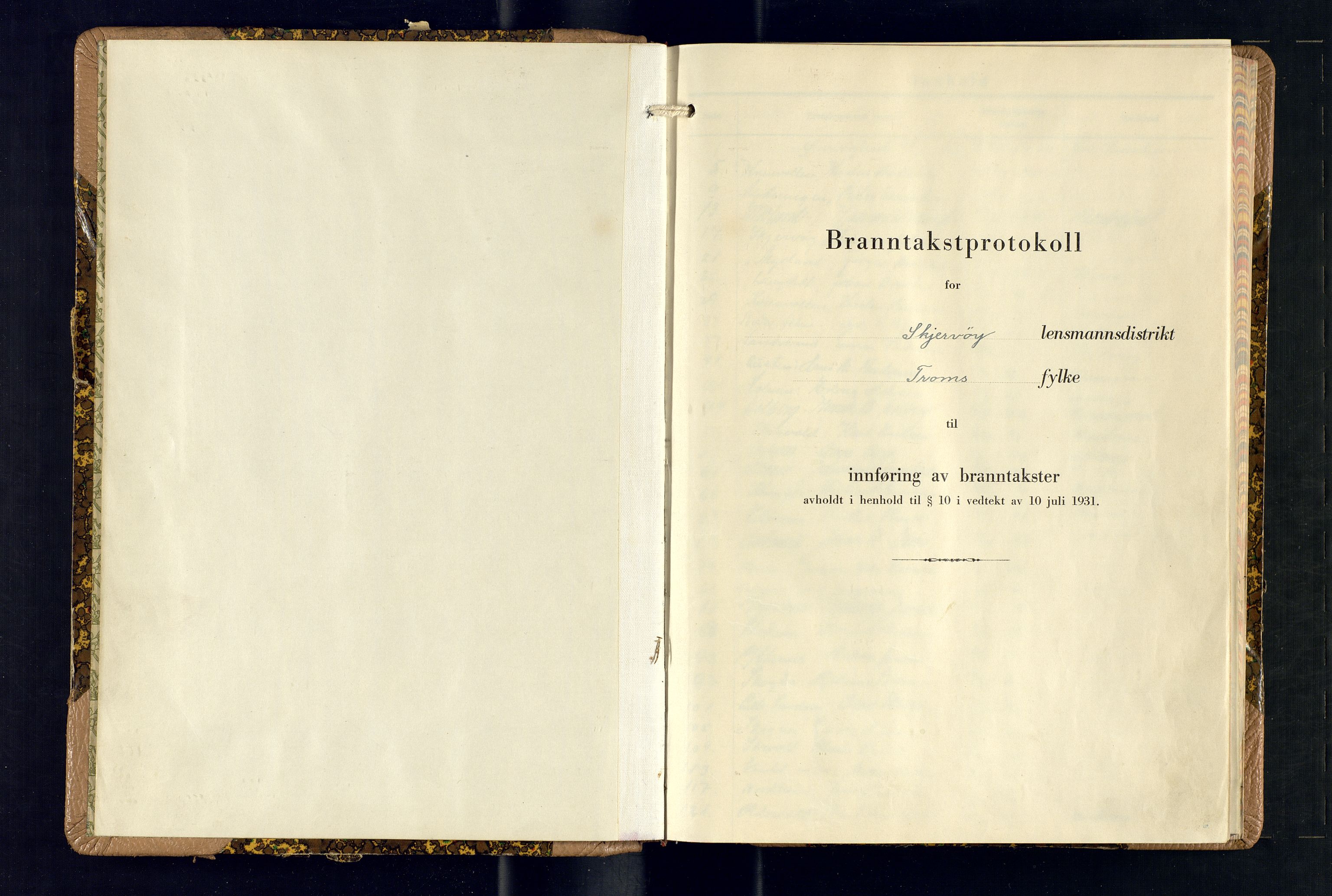 Skjervøy lensmannskontor, AV/SATØ-SATØ-63/F/Fu/Fub/L0269: Branntakstprotokoll (S), 1944-1948