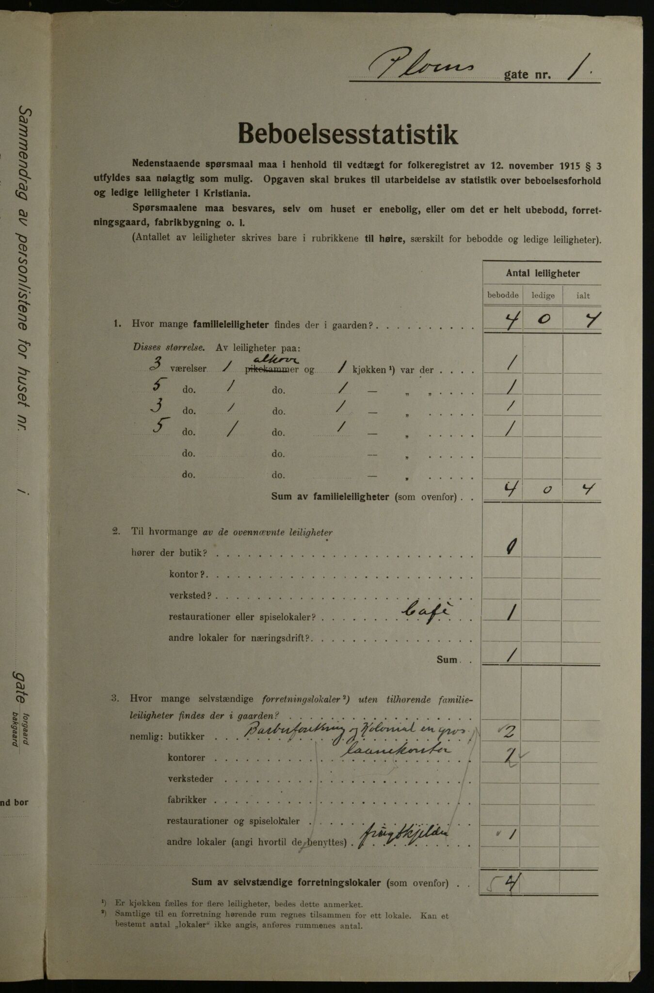 OBA, Kommunal folketelling 1.12.1923 for Kristiania, 1923, s. 89147