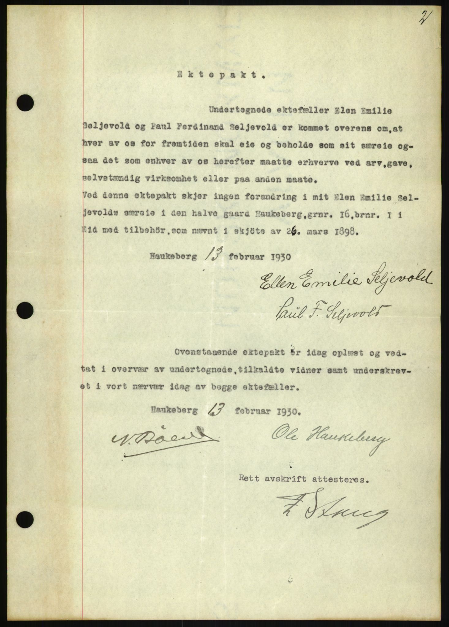 Oslo byskriverembete, AV/SAO-A-10227/2/G/Gb/L0059: Tinglyste ektepakter, Møre og Romsdal, bind 2-3, 1933-1943