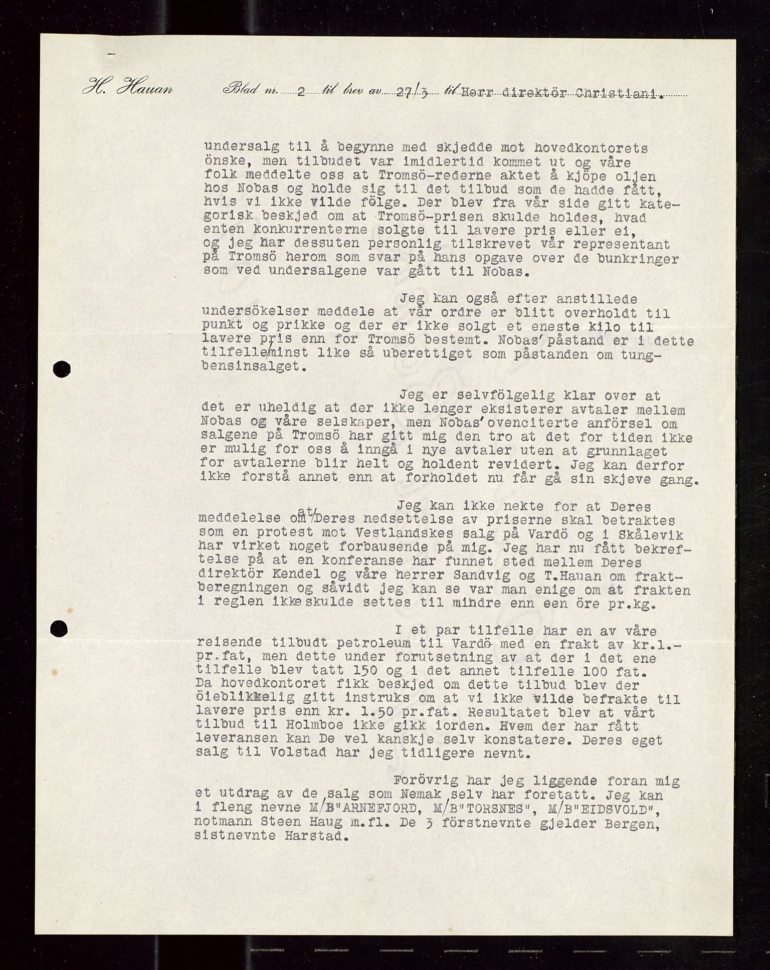 Pa 1521 - A/S Norske Shell, AV/SAST-A-101915/E/Ea/Eaa/L0015: Sjefskorrespondanse, 1928-1929, s. 45