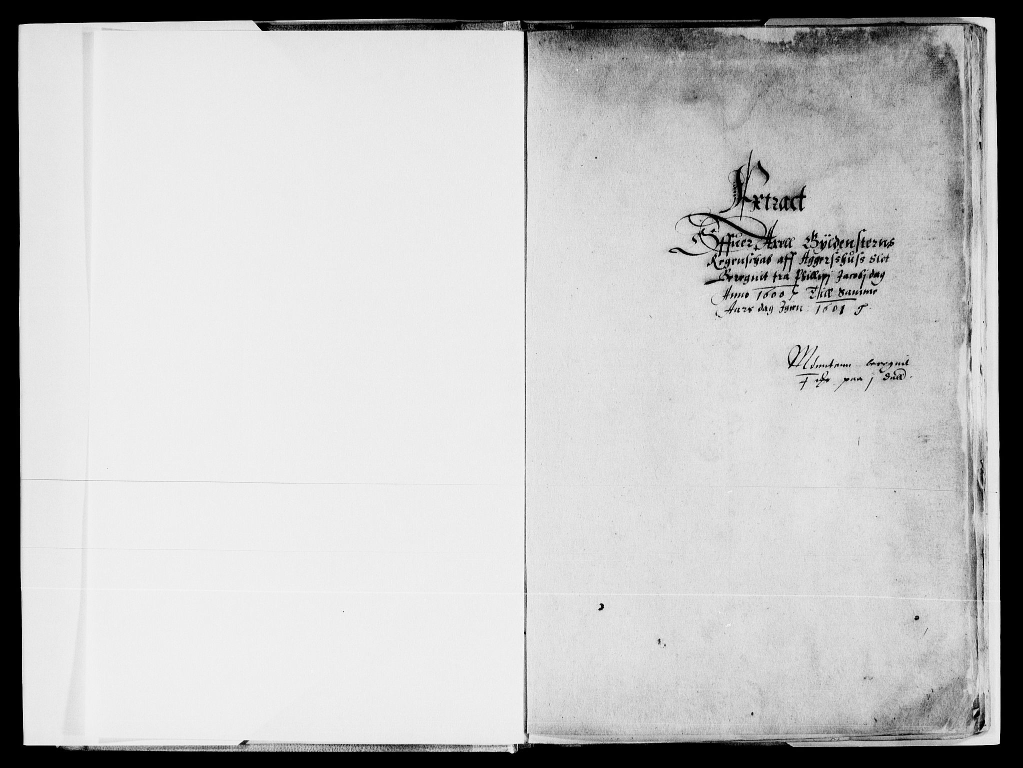 Rentekammeret inntil 1814, Reviderte regnskaper, Lensregnskaper, AV/RA-EA-5023/R/Rb/Rba/L0011: Akershus len, 1600-1601