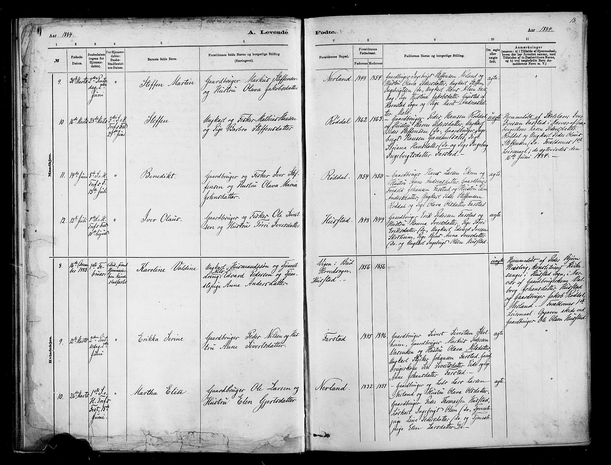 Ministerialprotokoller, klokkerbøker og fødselsregistre - Møre og Romsdal, AV/SAT-A-1454/567/L0778: Ministerialbok nr. 567A01, 1881-1903, s. 18