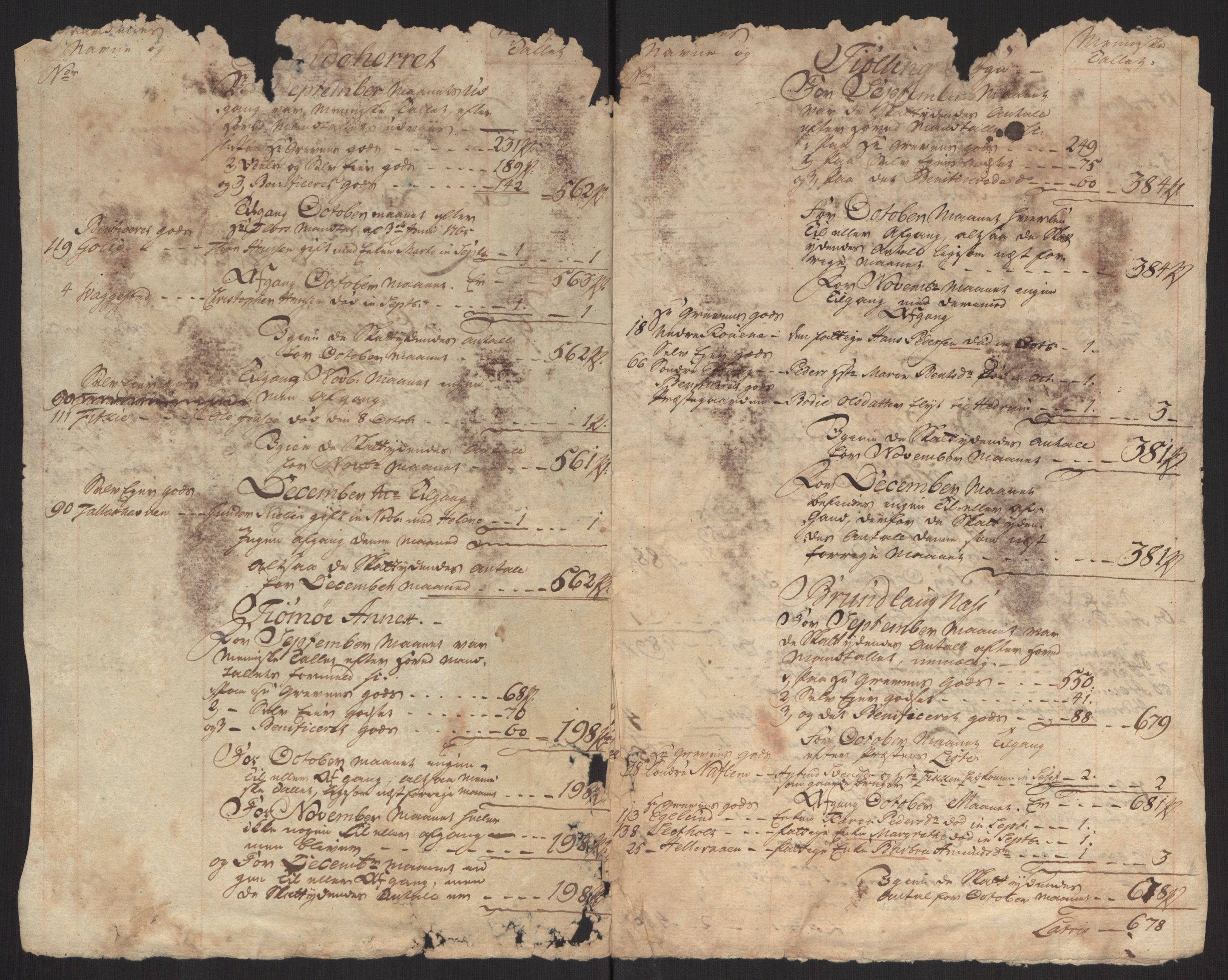 Larvik grevskap, AV/SAKO-A-1056/Y/Yb/L0001: Dokumenter, 1698-1782, s. 58