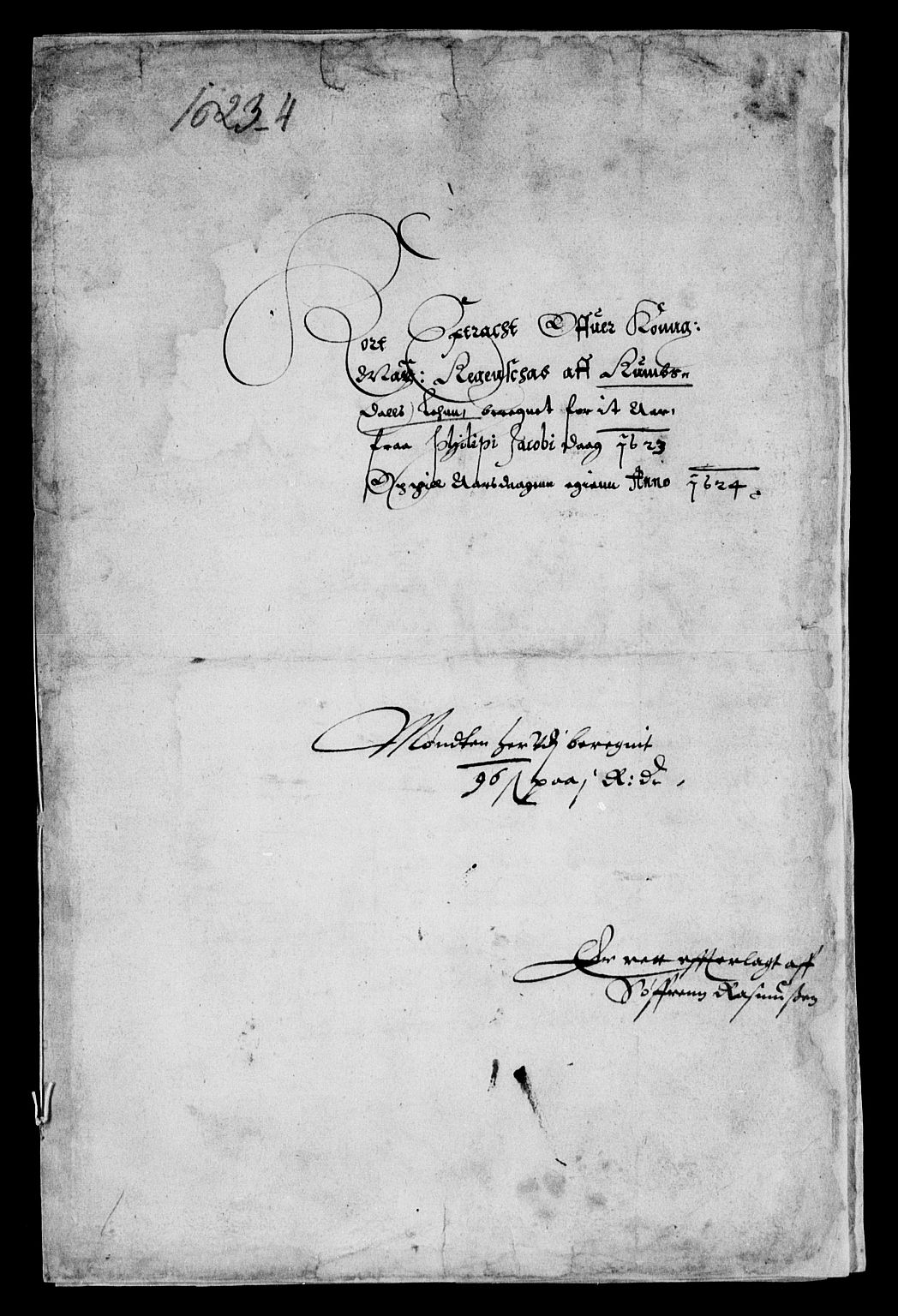 Rentekammeret inntil 1814, Reviderte regnskaper, Lensregnskaper, AV/RA-EA-5023/R/Rb/Rbw/L0025: Trondheim len, 1623-1624