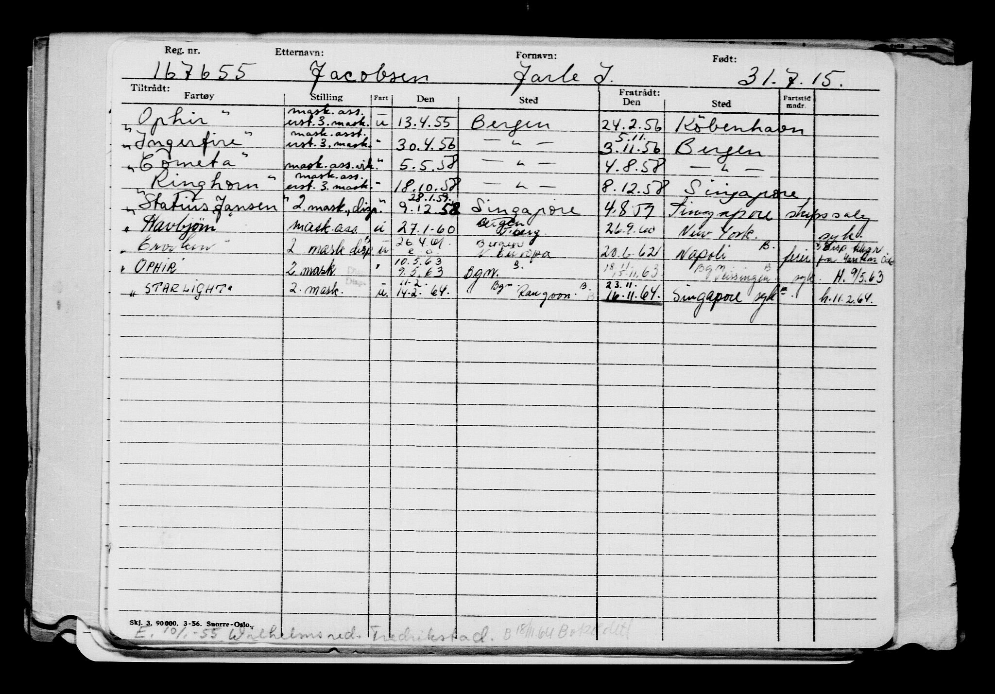 Direktoratet for sjømenn, AV/RA-S-3545/G/Gb/L0131: Hovedkort, 1915, s. 562