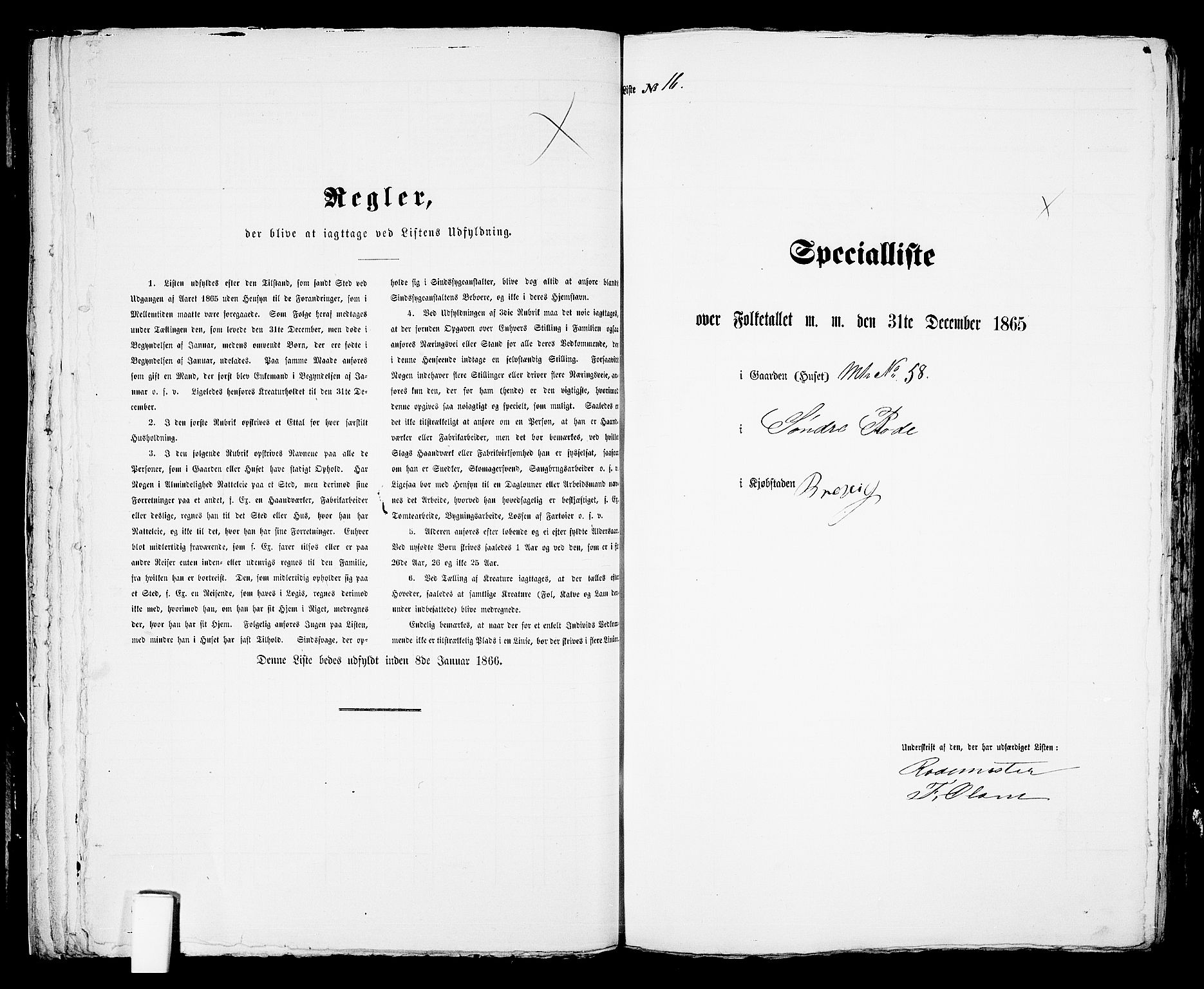 RA, Folketelling 1865 for 0804P Brevik prestegjeld, 1865, s. 409