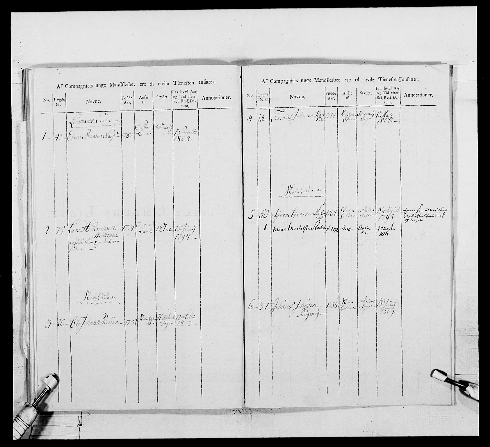 Generalitets- og kommissariatskollegiet, Det kongelige norske kommissariatskollegium, AV/RA-EA-5420/E/Eh/L0111: Vesterlenske nasjonale infanteriregiment, 1810, s. 297