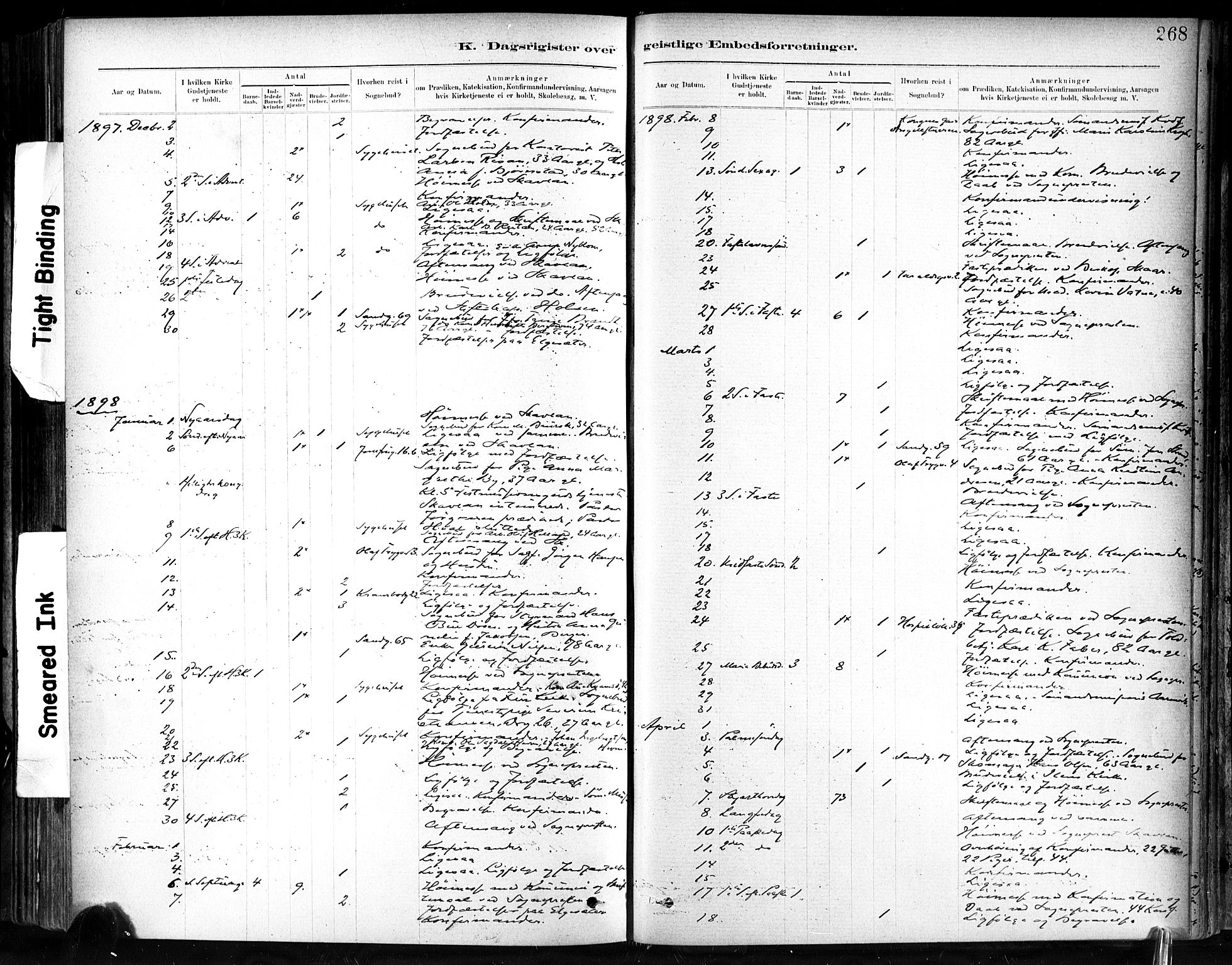 Ministerialprotokoller, klokkerbøker og fødselsregistre - Sør-Trøndelag, SAT/A-1456/602/L0120: Ministerialbok nr. 602A18, 1880-1913, s. 268