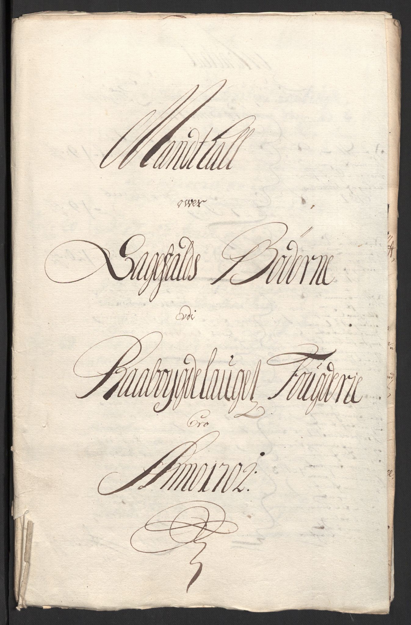 Rentekammeret inntil 1814, Reviderte regnskaper, Fogderegnskap, RA/EA-4092/R40/L2446: Fogderegnskap Råbyggelag, 1700-1702, s. 279