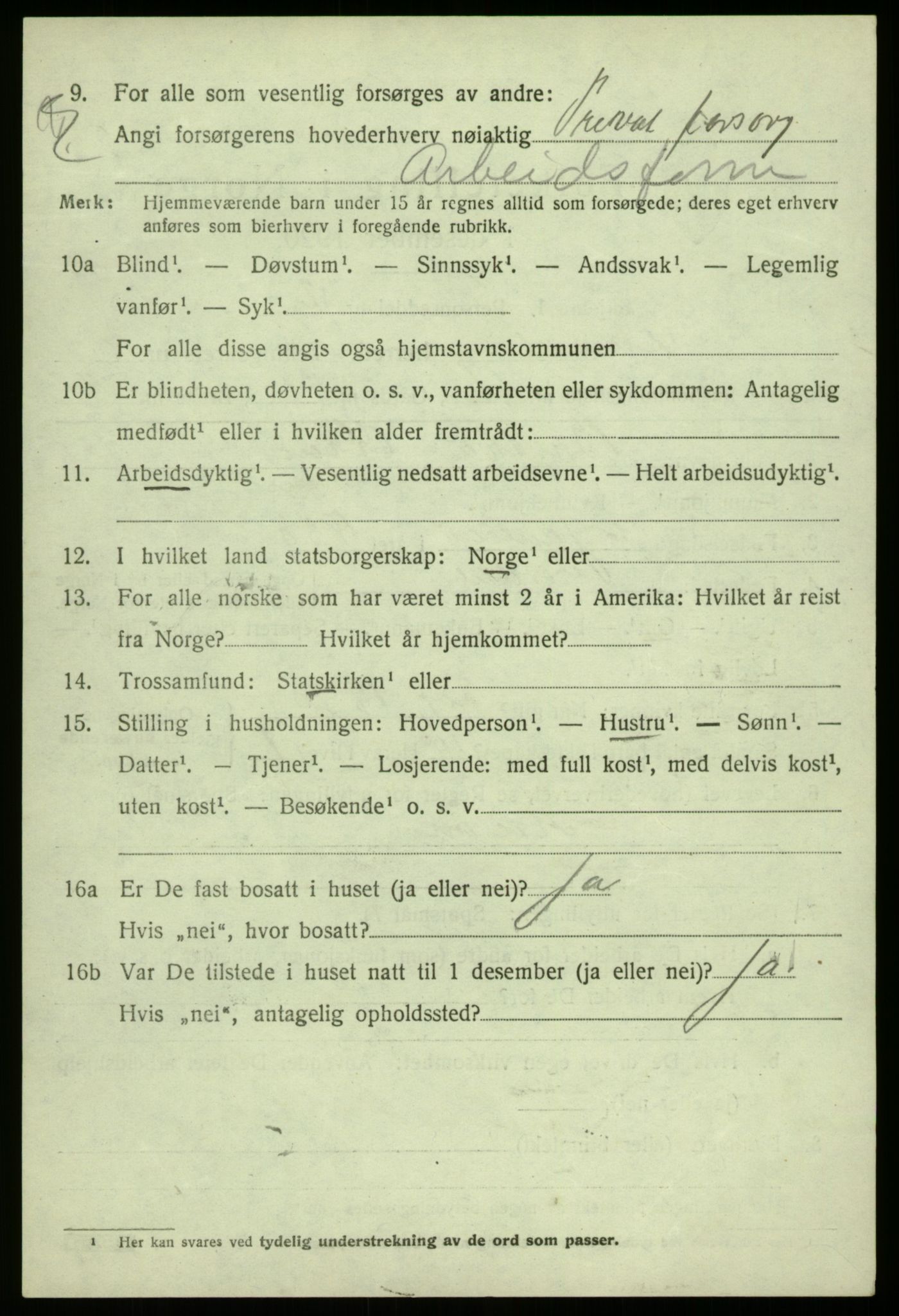 SAB, Folketelling 1920 for 1422 Lærdal herred, 1920, s. 3787