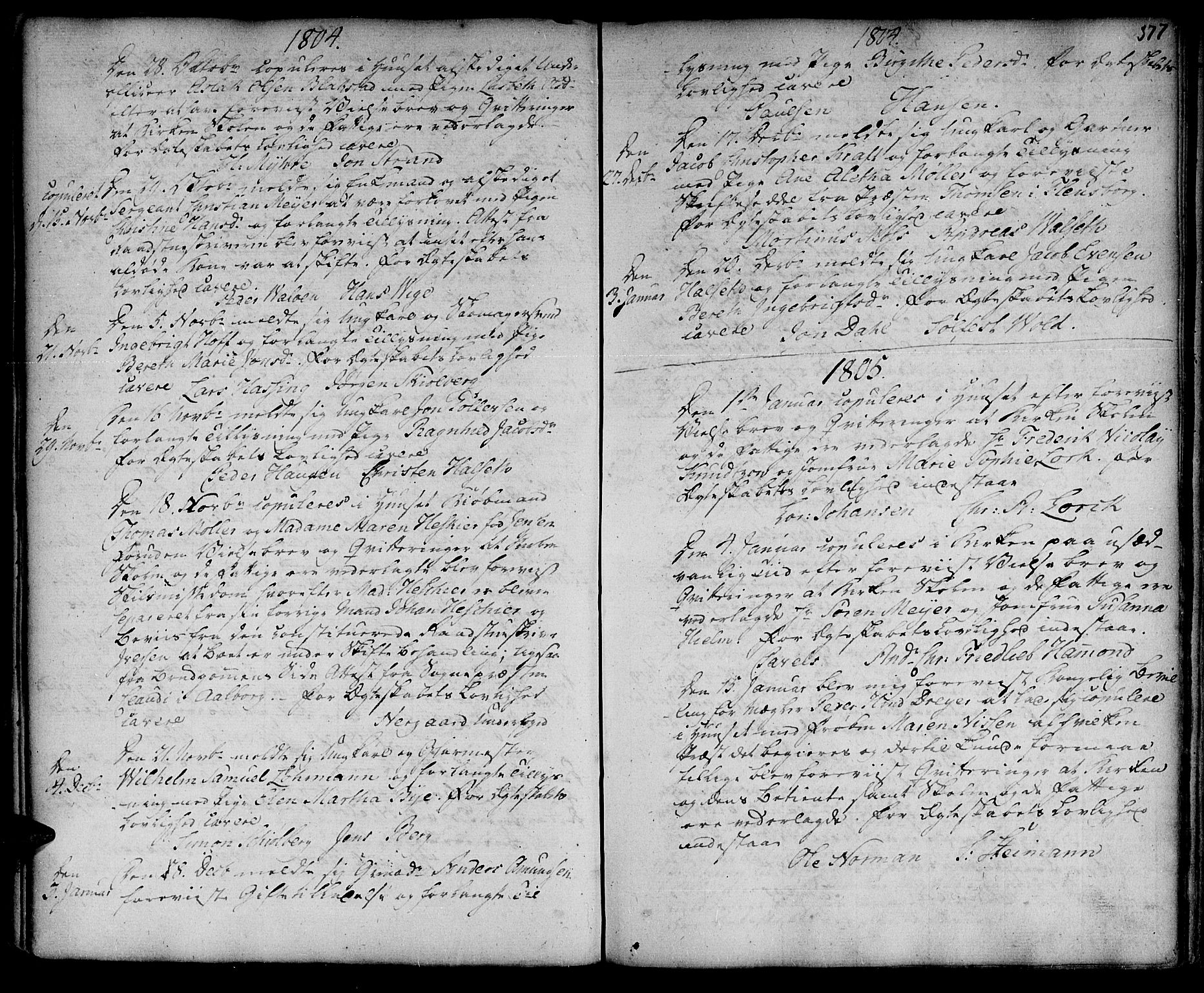 Ministerialprotokoller, klokkerbøker og fødselsregistre - Sør-Trøndelag, AV/SAT-A-1456/601/L0038: Ministerialbok nr. 601A06, 1766-1877, s. 377