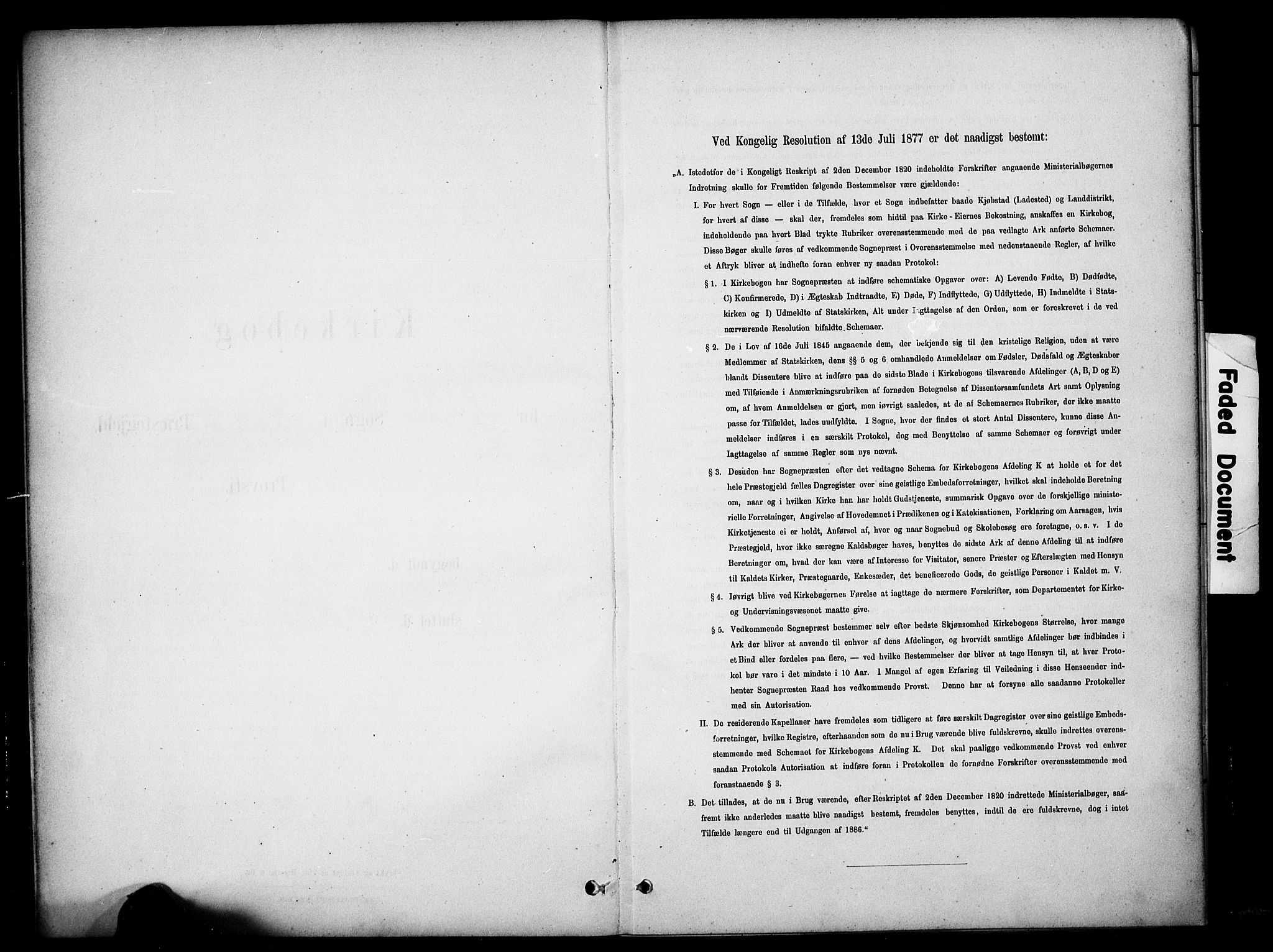 Tynset prestekontor, SAH/PREST-058/H/Ha/Haa/L0023: Ministerialbok nr. 23, 1880-1901