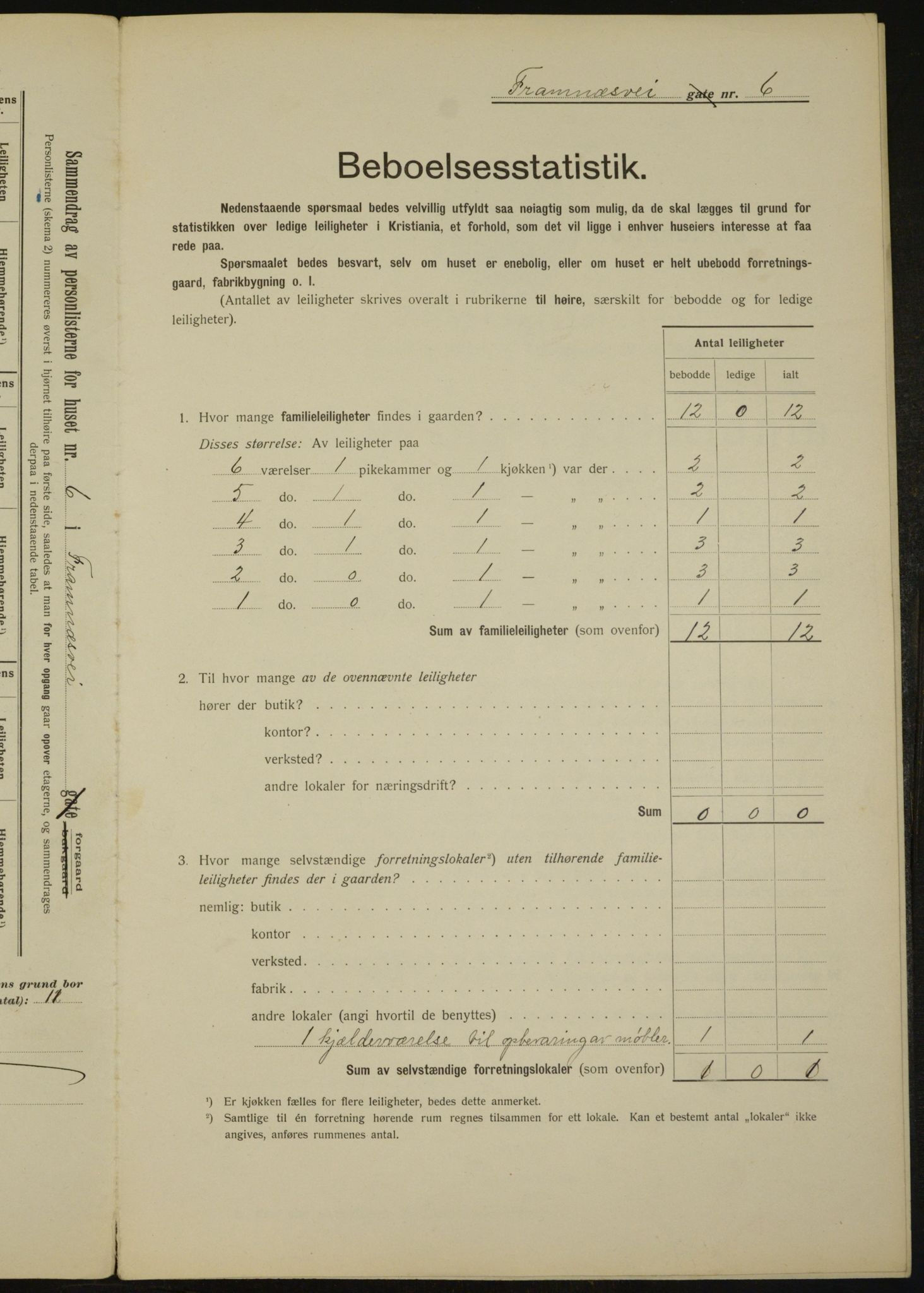 OBA, Kommunal folketelling 1.2.1912 for Kristiania, 1912, s. 25428