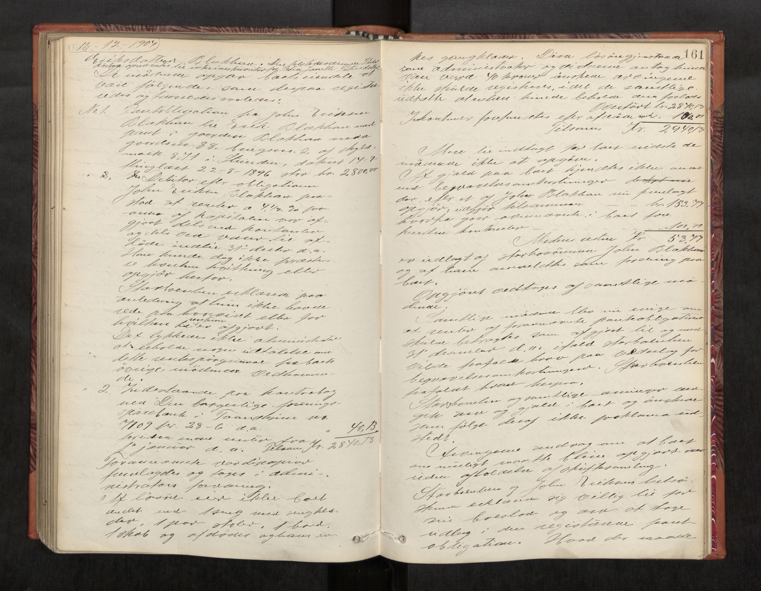 Strinda og Selbu sorenskriveri, AV/SAT-A-0015/3/3C/L0004: Skifteregistreringsprot., 1881-1906, s. 161
