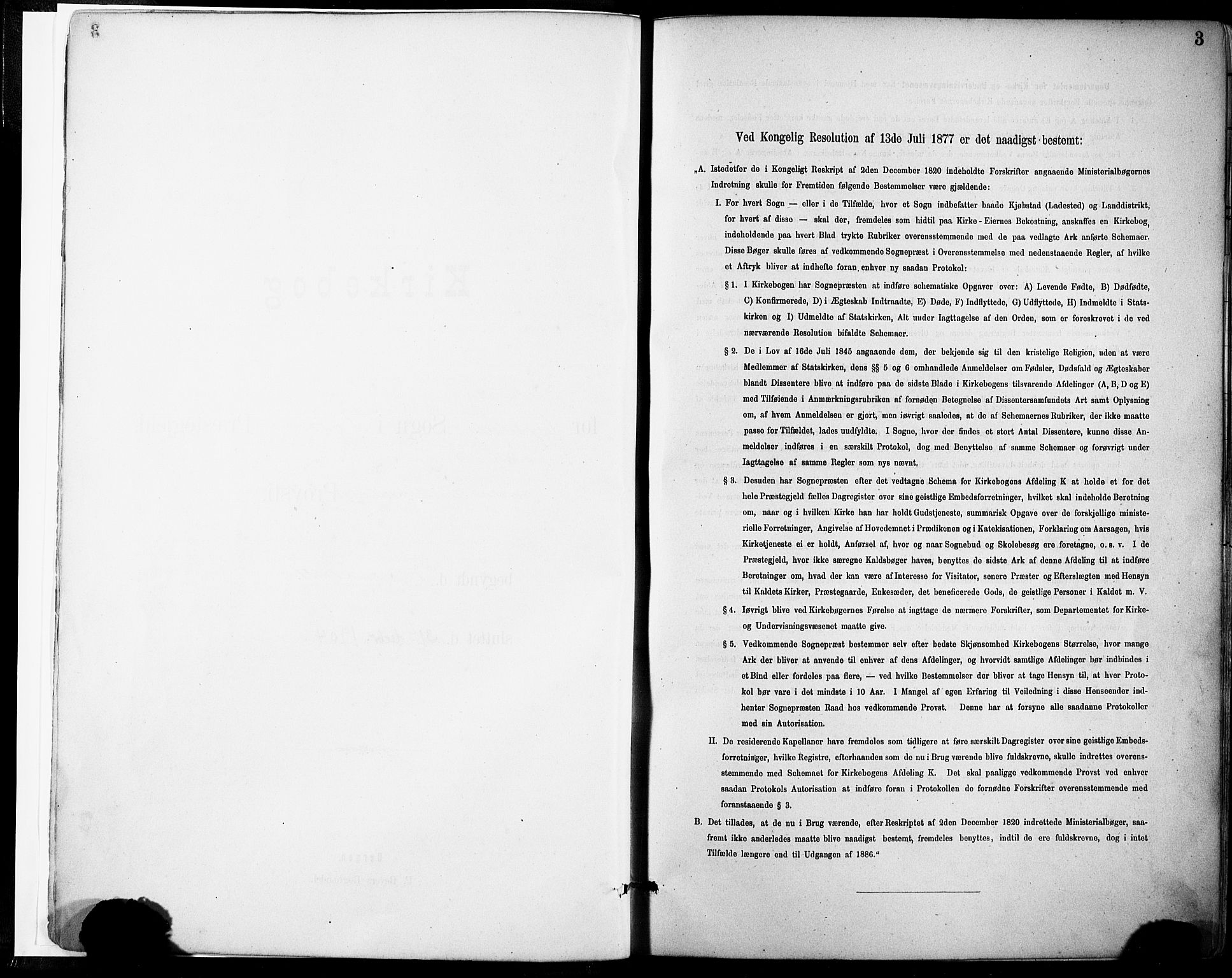 Tysnes sokneprestembete, SAB/A-78601/H/Haa: Ministerialbok nr. D 1, 1887-1904, s. 3