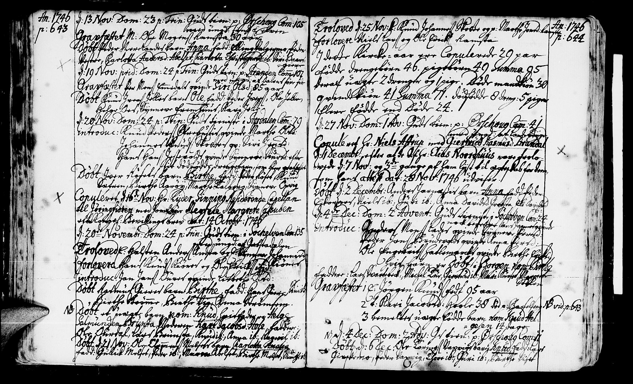 Ministerialprotokoller, klokkerbøker og fødselsregistre - Møre og Romsdal, AV/SAT-A-1454/522/L0307: Ministerialbok nr. 522A02, 1743-1773, s. 643-644