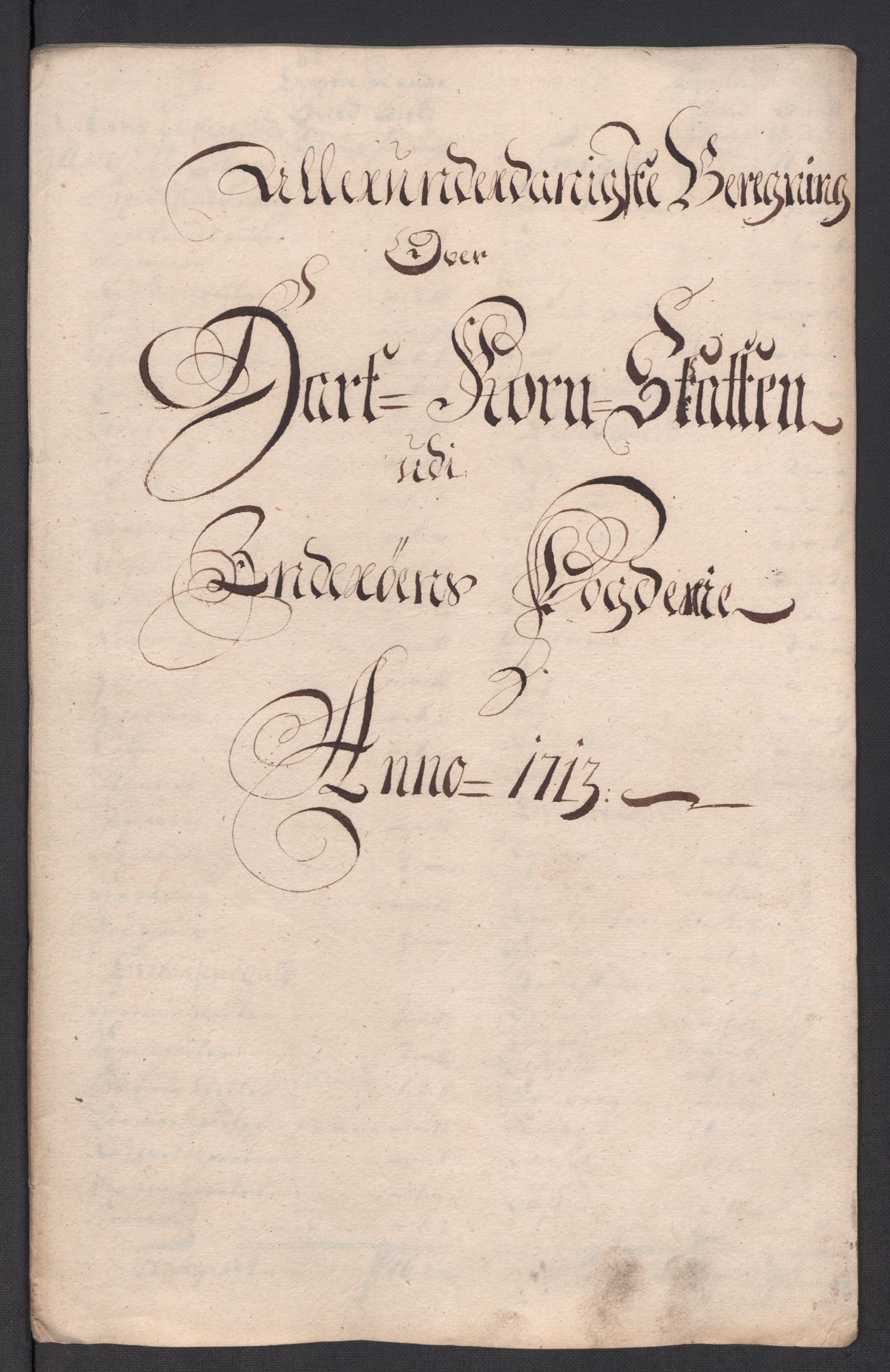 Rentekammeret inntil 1814, Reviderte regnskaper, Fogderegnskap, RA/EA-4092/R63/L4321: Fogderegnskap Inderøy, 1713, s. 240