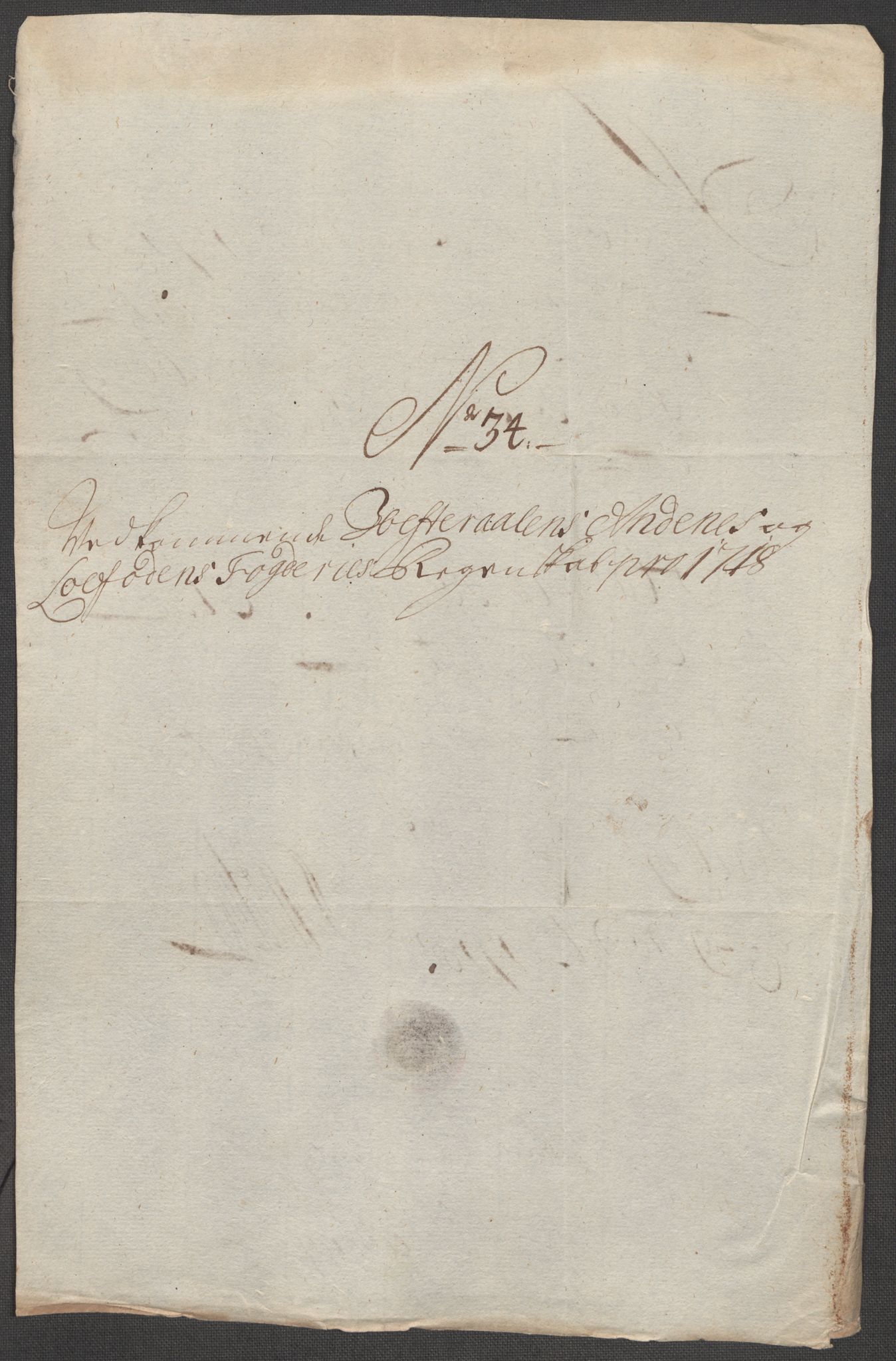 Rentekammeret inntil 1814, Reviderte regnskaper, Fogderegnskap, AV/RA-EA-4092/R67/L4684: Fogderegnskap Vesterålen, Andenes og Lofoten, 1718, s. 275