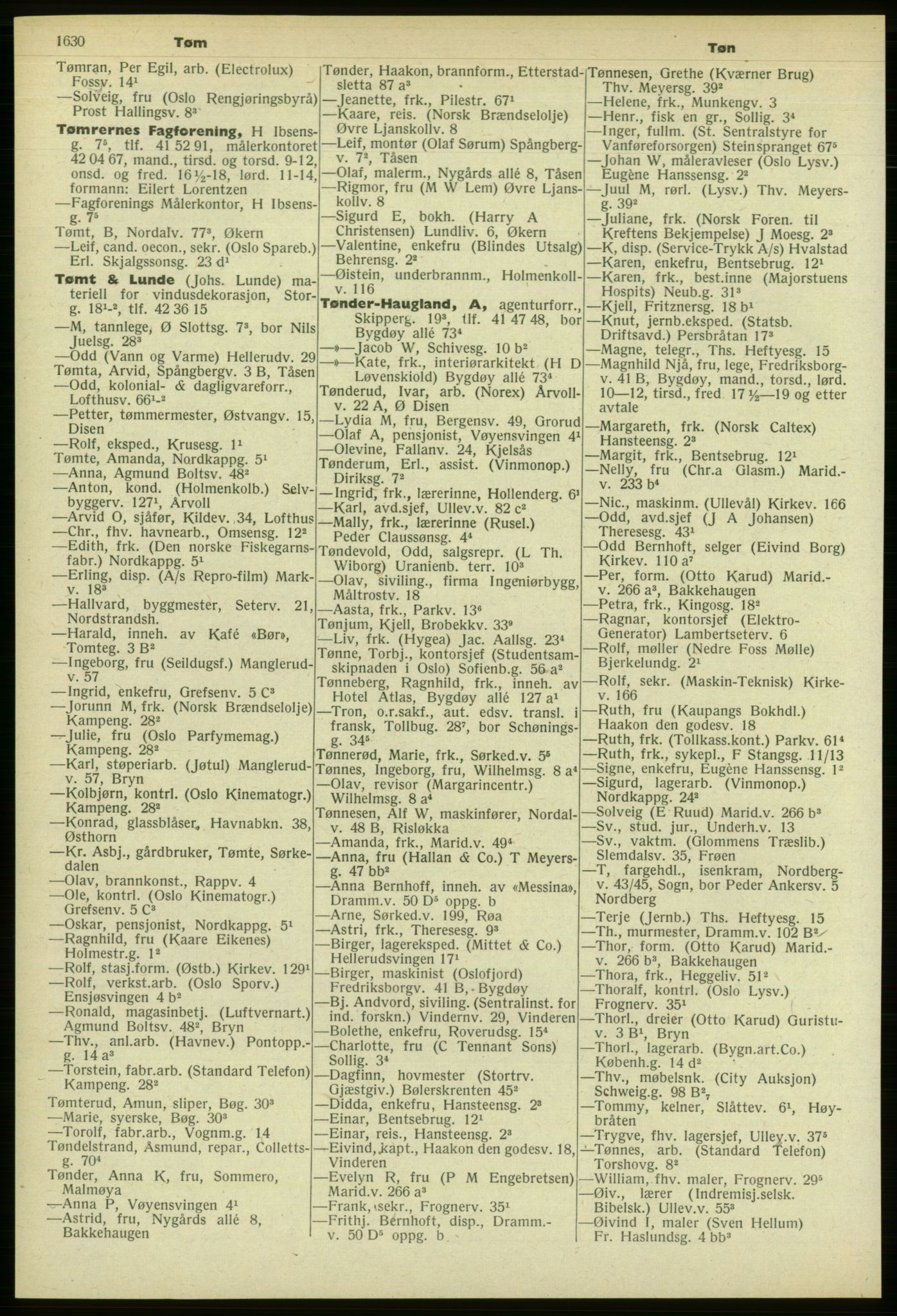 Kristiania/Oslo adressebok, PUBL/-, 1958-1959, s. 1630