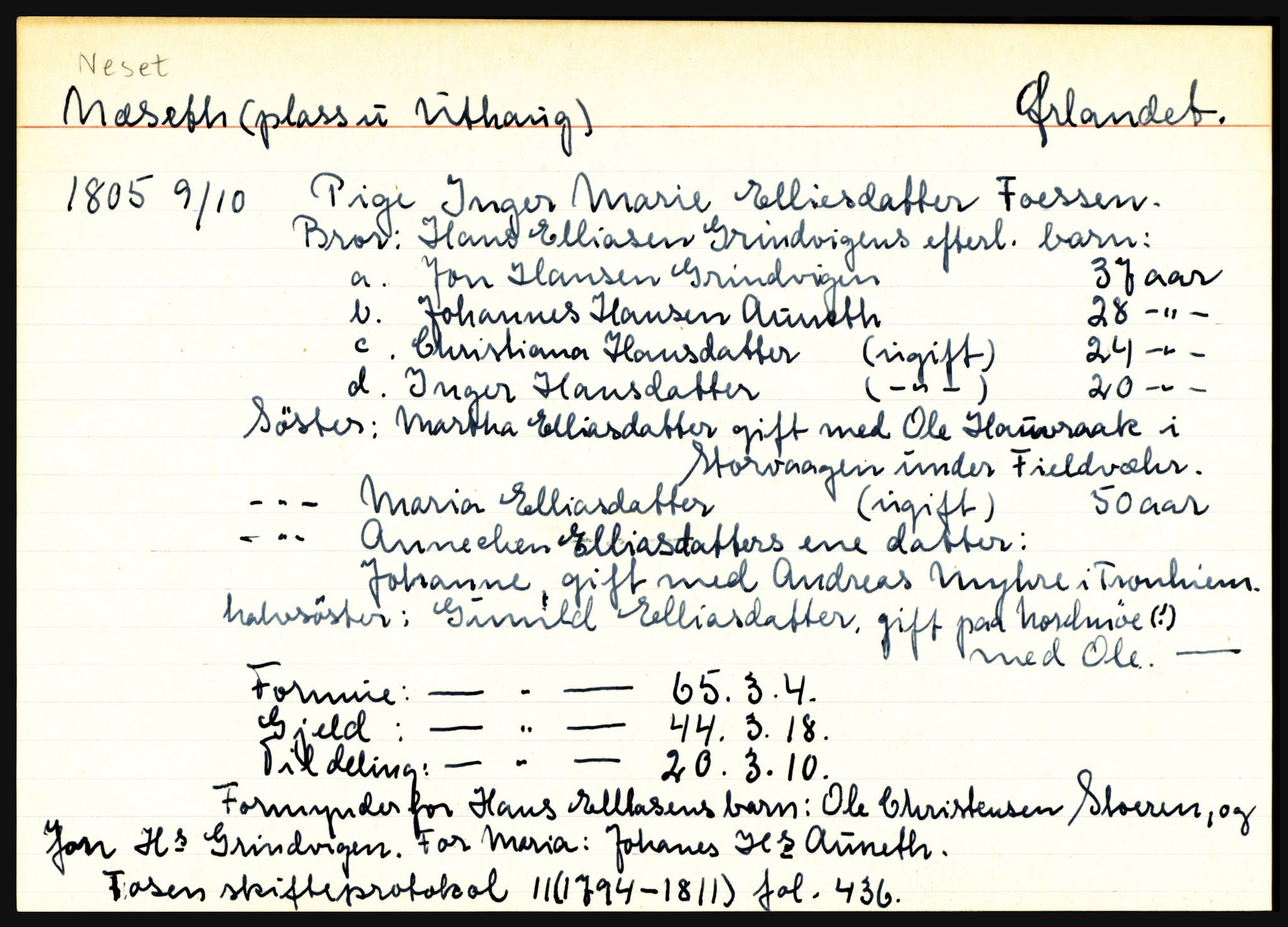 Fosen sorenskriveri, AV/SAT-A-1107/1/3, 1681-1823, s. 4353