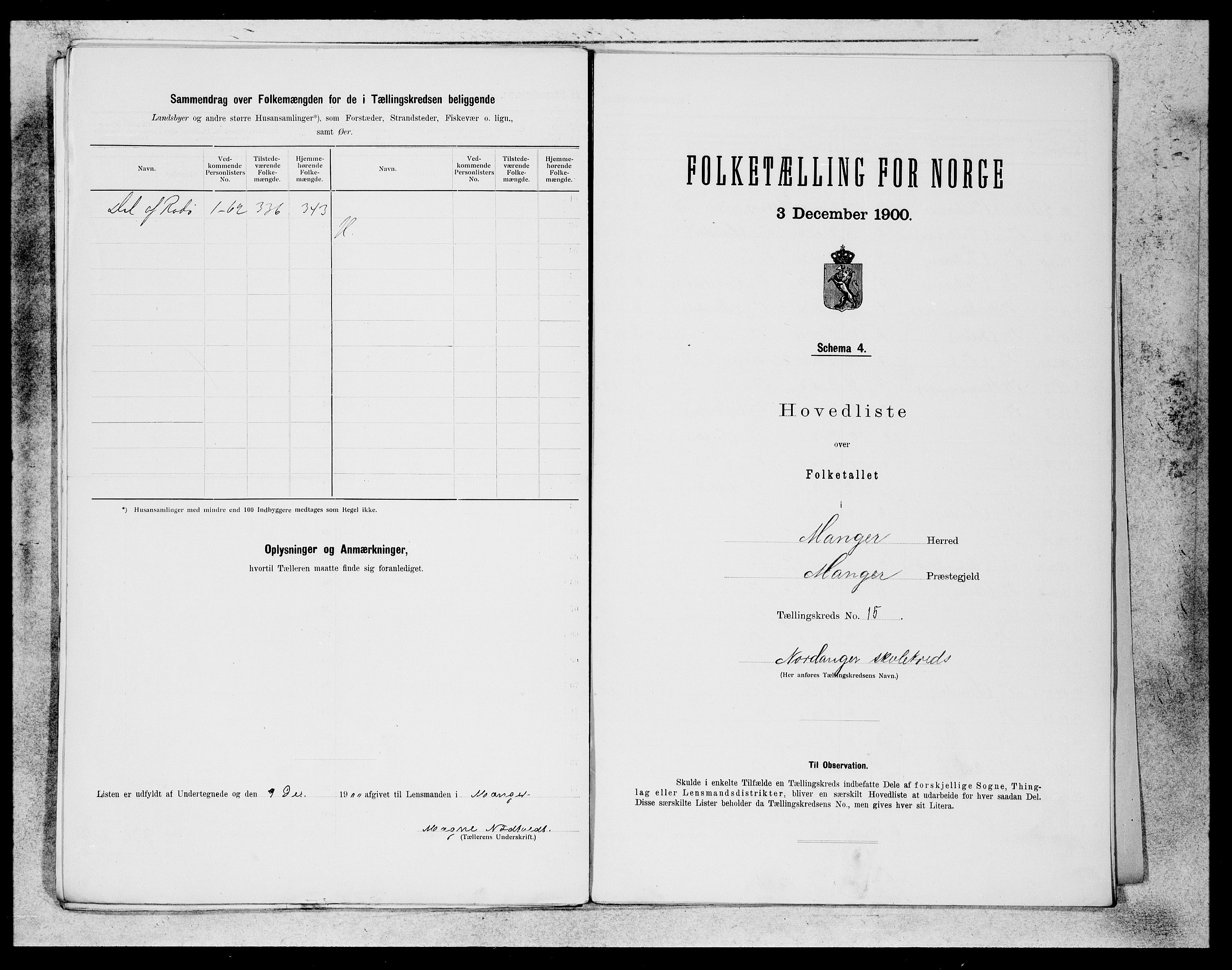 SAB, Folketelling 1900 for 1261 Manger herred, 1900, s. 29
