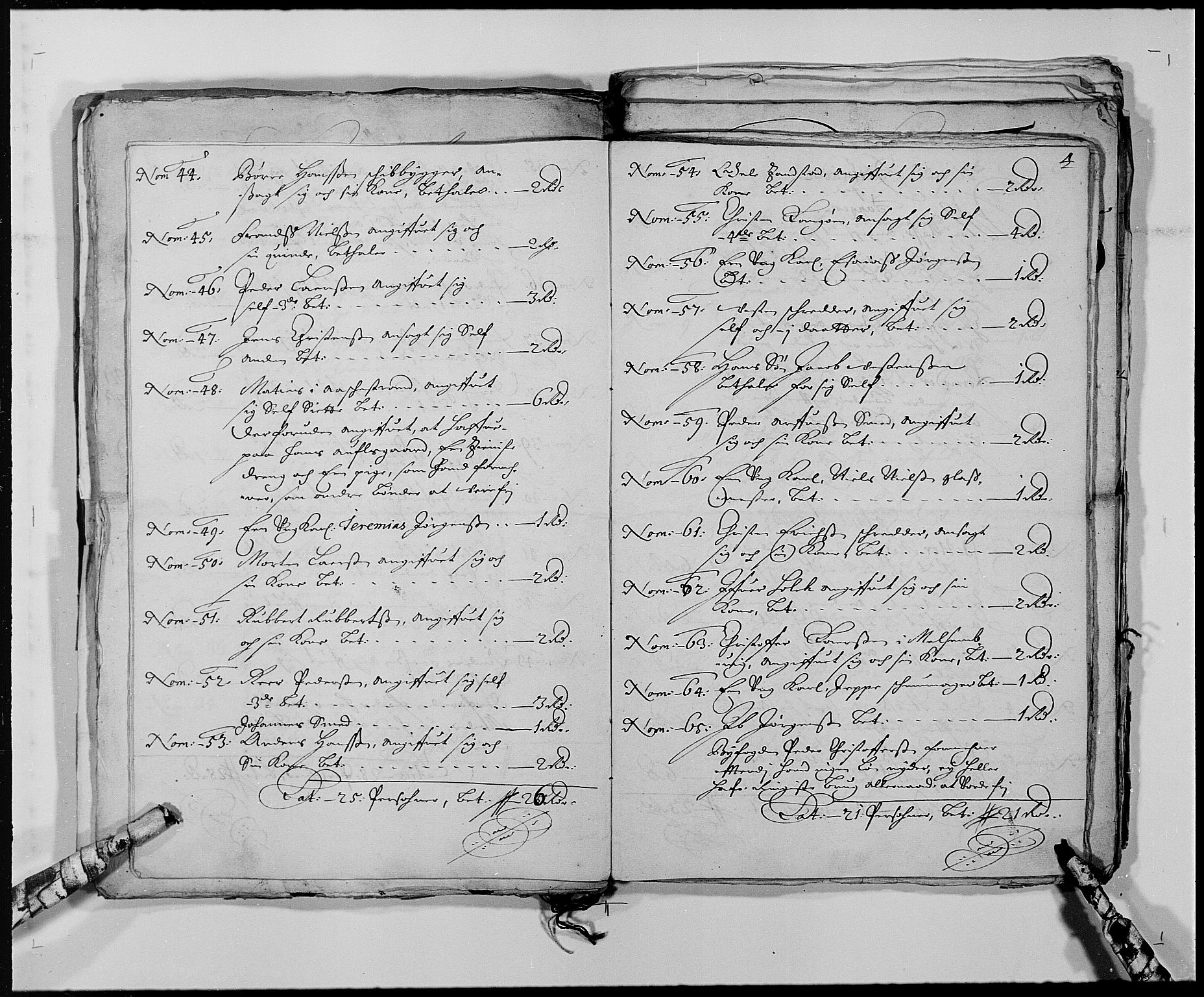 Rentekammeret inntil 1814, Reviderte regnskaper, Byregnskaper, AV/RA-EA-4066/R/Rh/L0158: [H1] Kontribusjonsregnskap, 1664-1692, s. 64