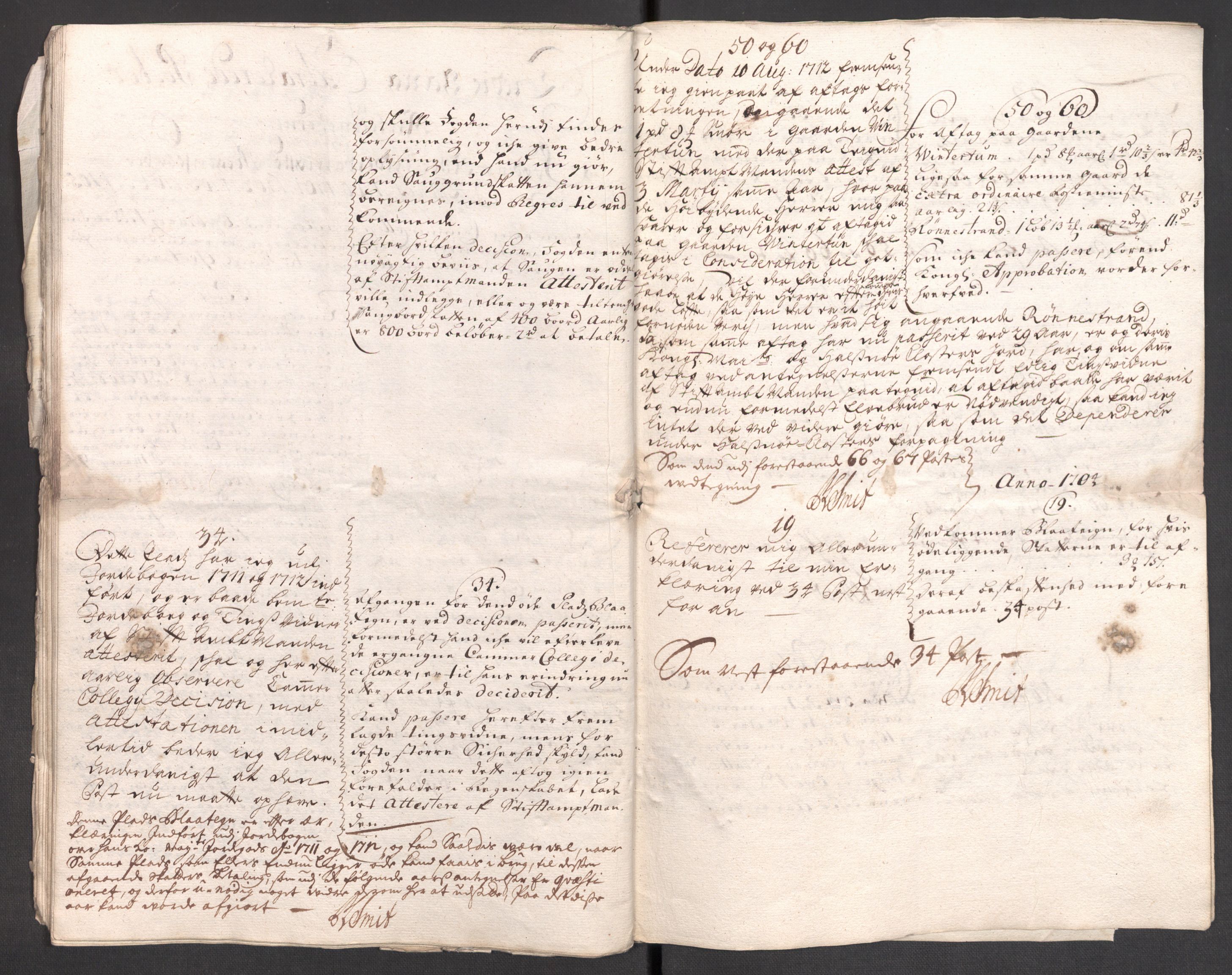 Rentekammeret inntil 1814, Reviderte regnskaper, Fogderegnskap, AV/RA-EA-4092/R48/L2985: Fogderegnskap Sunnhordland og Hardanger, 1708, s. 617